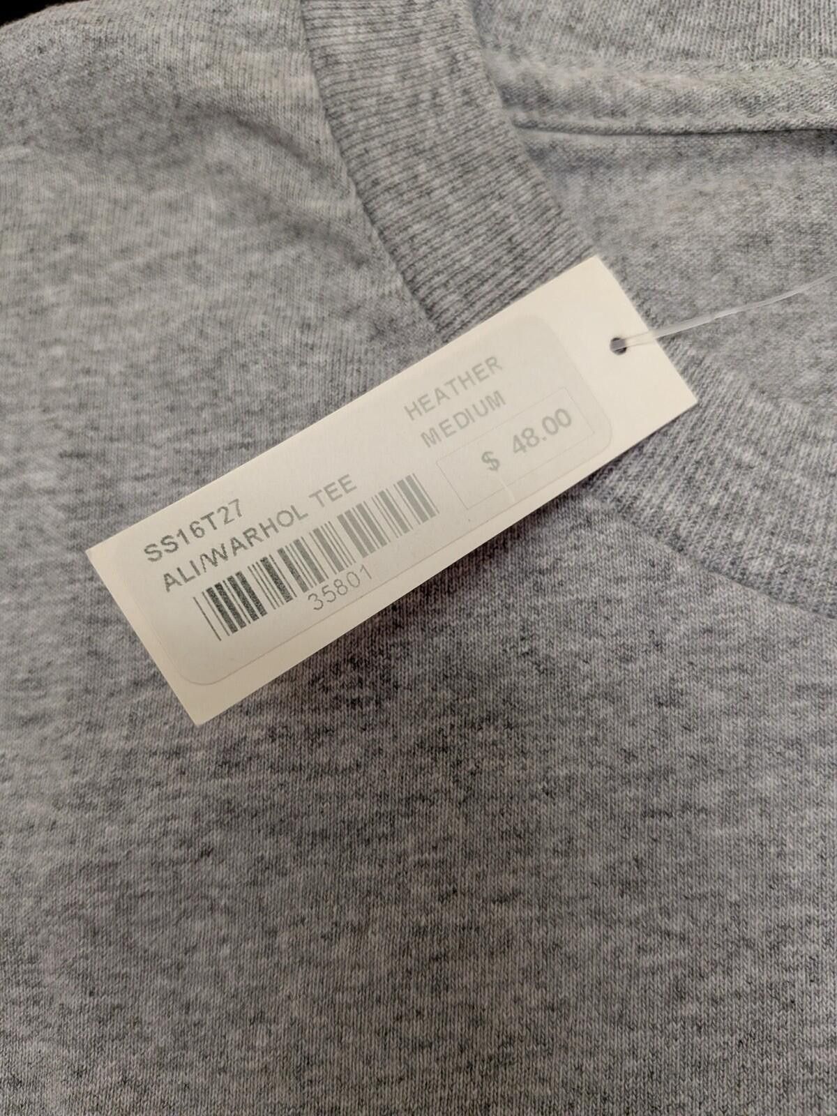 Supreme SS16 Supreme Ali Warhol Tee T-shirt Heather Grey M Size US M / EU 48-50 / 2 - 4 Thumbnail