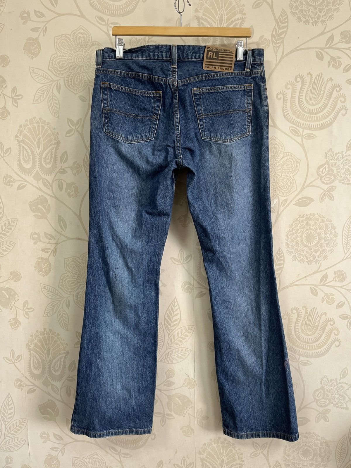 Polo Ralph Lauren × Ralph Lauren Ralph Lauren Boot Cut Denim Jeans Anime Paints Size US 34 / EU 50 - 5 Thumbnail