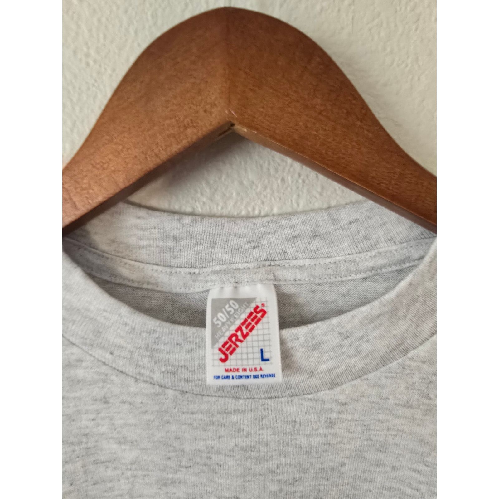 Jerzees Vintage Wildlife Deer Pennsylvania Knoebels Gray L Shirt 90s Size US L / EU 52-54 / 3 - 8 Thumbnail