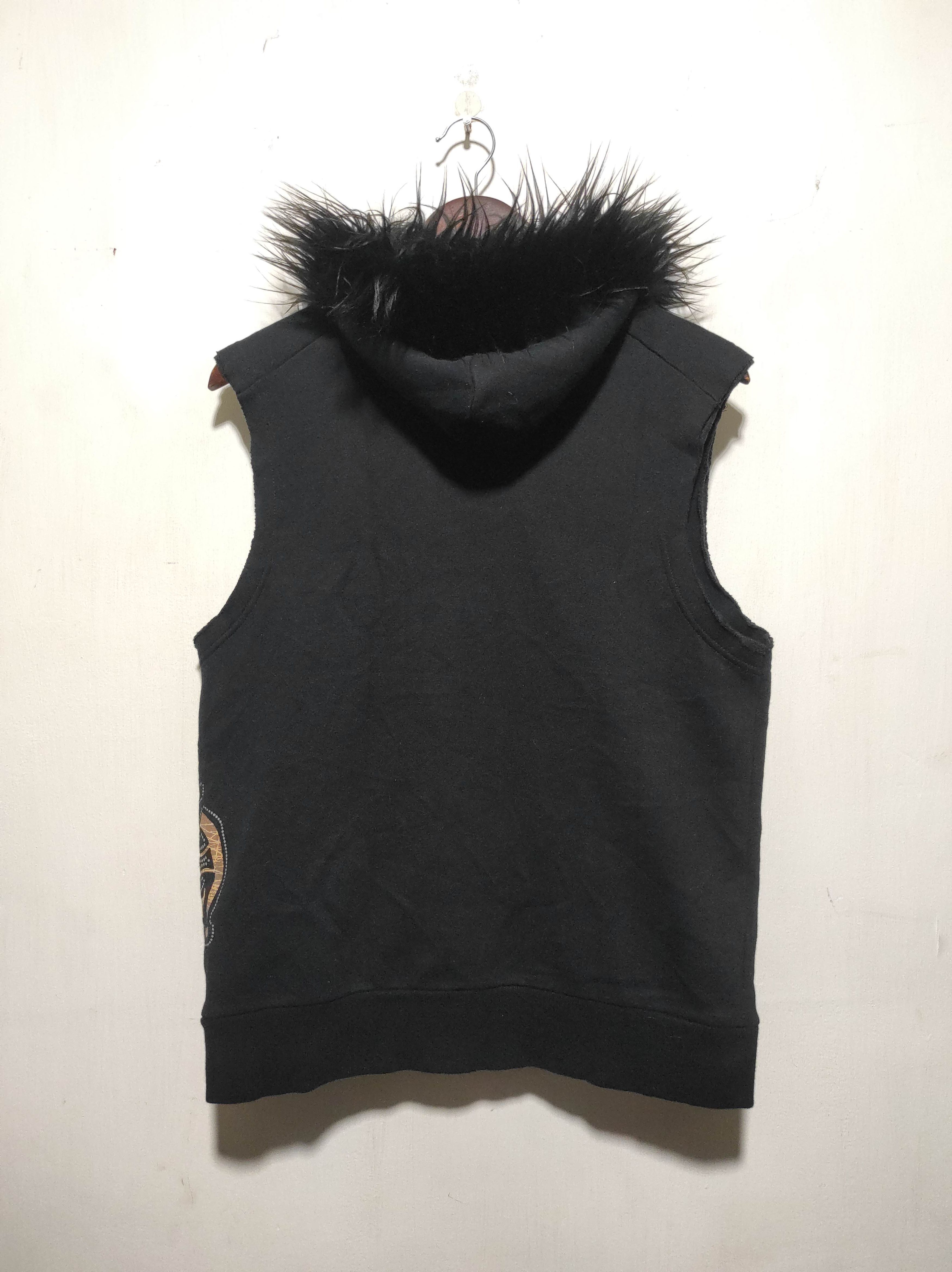 Hysteric Glamour Hammered Zip Fur Hoodie i6w9 LGB style Size US M / EU 48-50 / 2 - 12 Thumbnail