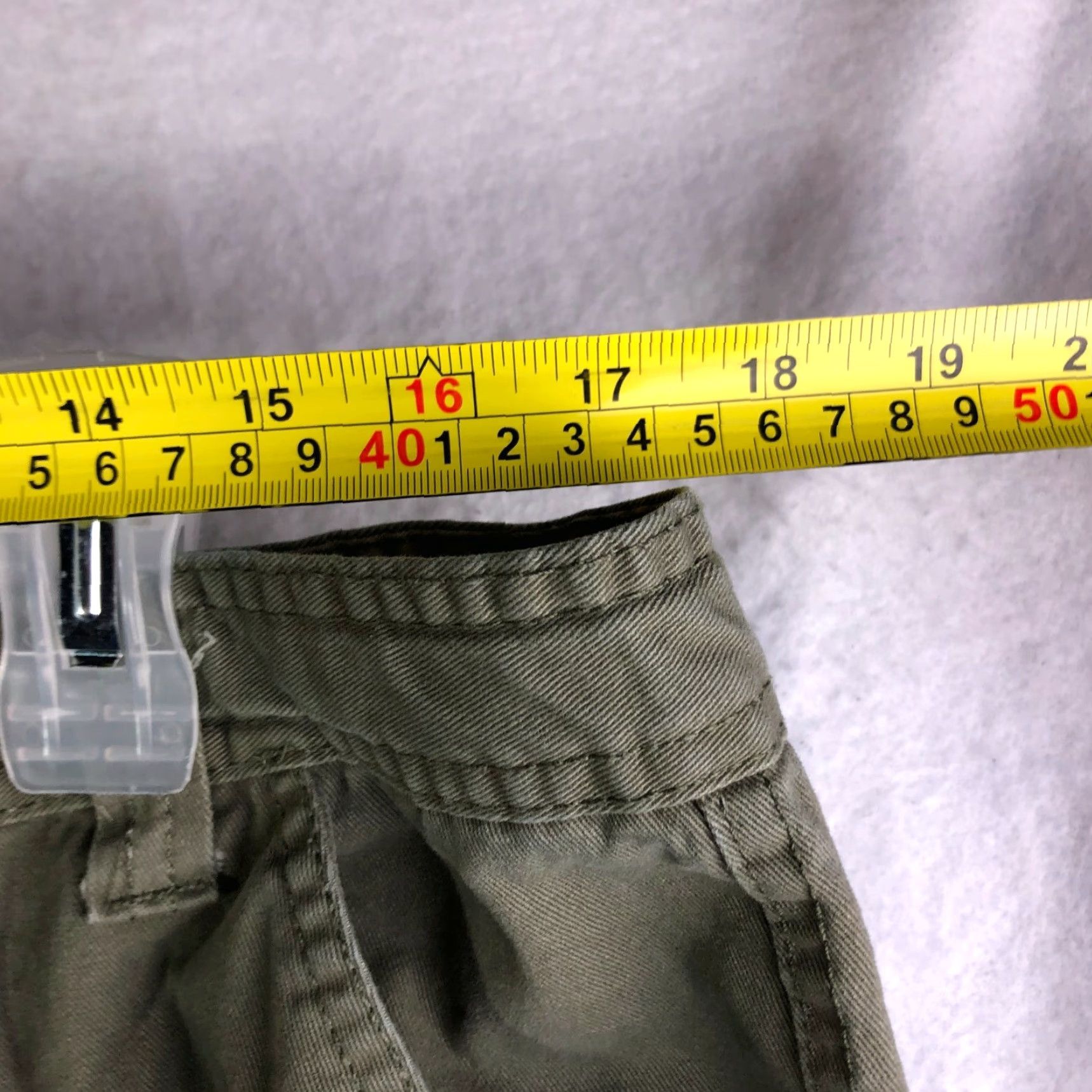 Vintage Rugged Wear Green Cargo Shorts Mens Size 40 Mid Rise 100% Cotton Size US 35 - 2 Thumbnail