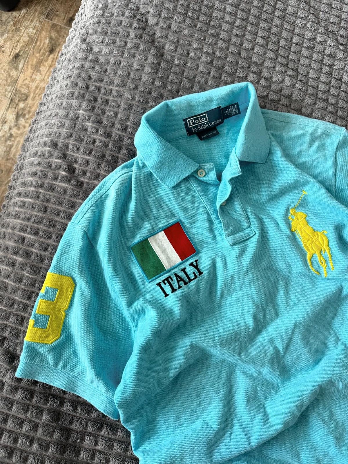 Polo Ralph Lauren × Vintage Vintage polo Ralph Lauren Italy 3 blue logo size M Size US M / EU 48-50 / 2 - 4 Thumbnail