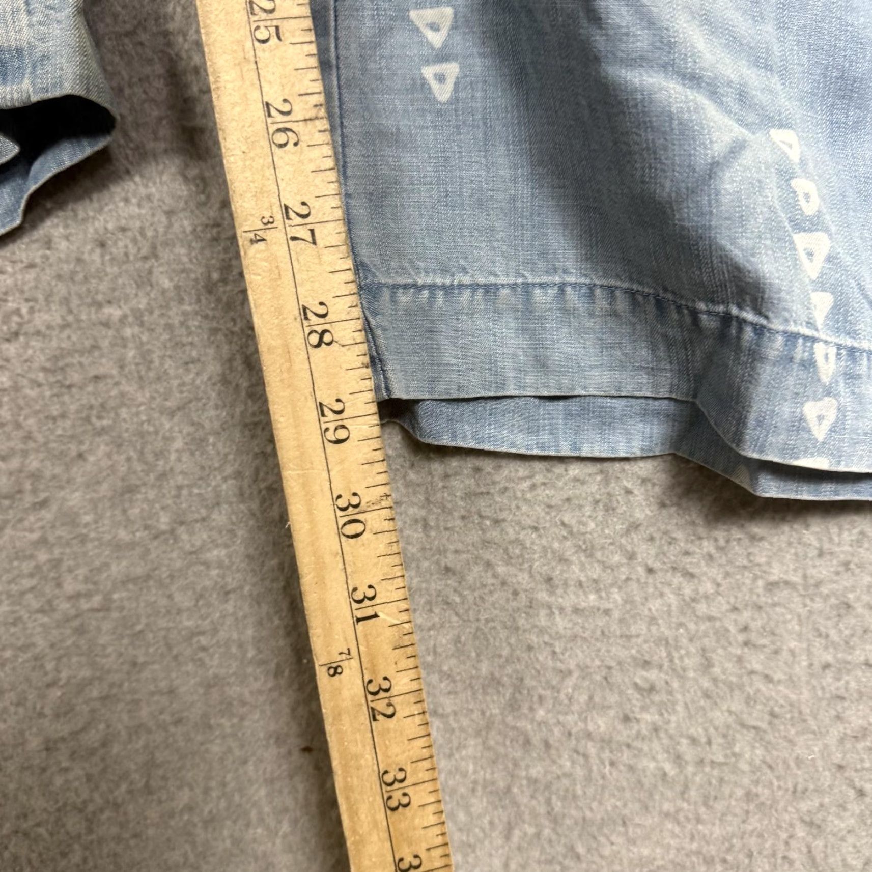 CLOT Cloth and Stone Jeans Women Wide-Leg Chambray Blue M Medium Size Size 32" / US 10 / IT 46 - 4 Thumbnail