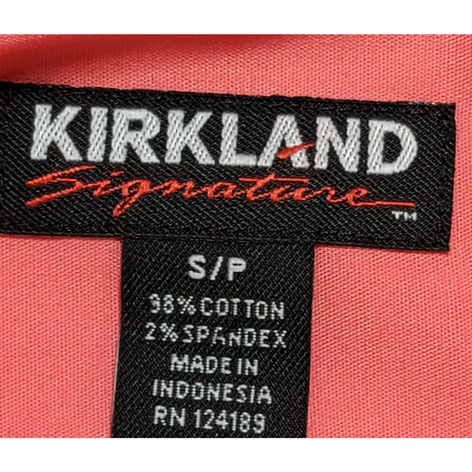 Kirkland Signature Kirkland Signature Pink Orange Button Up Top Small NWOT Size S / US 4 / IT 40 - 4 Thumbnail