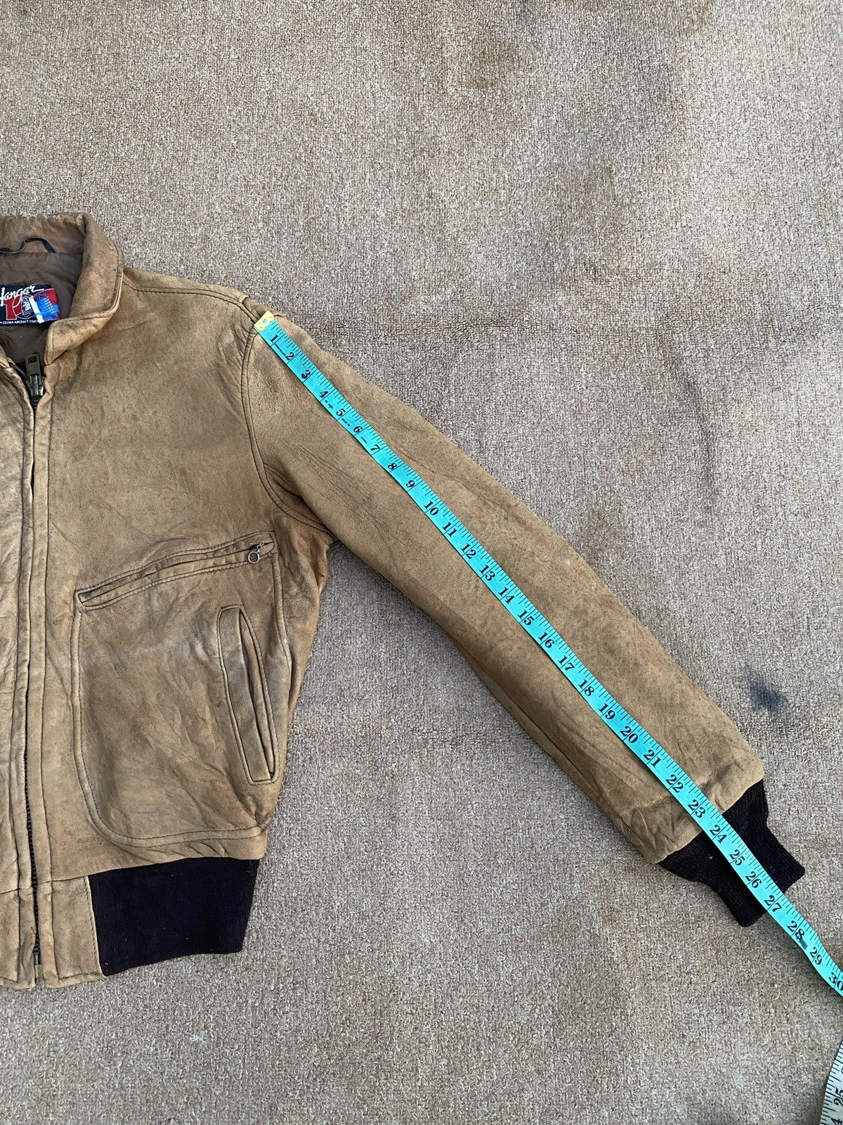 Other Vintage hanger us air force leather jacket Size US M / EU 48-50 / 2 - 14 Thumbnail