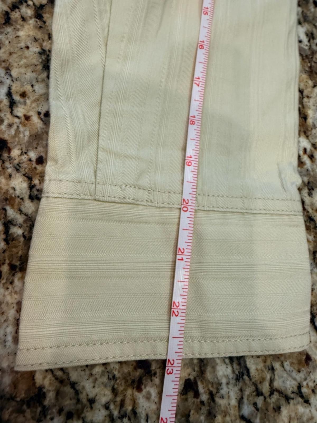 Other Denim & Co. light green boho cotton jacket button front LG Size L / US 10 / IT 46 - 9 Thumbnail