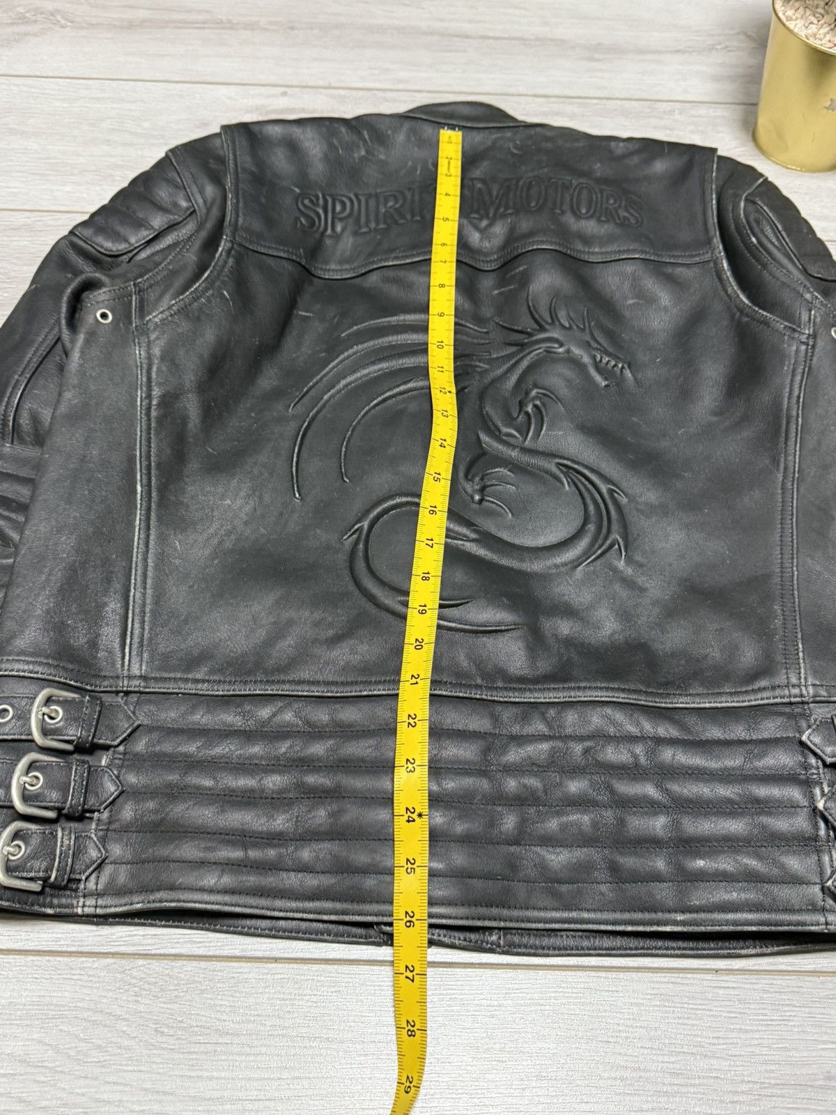 Vintage Polo x Spirit Motors🐉 dragon big logo leather jacket moto Size US L / EU 52-54 / 3 - 18 Thumbnail