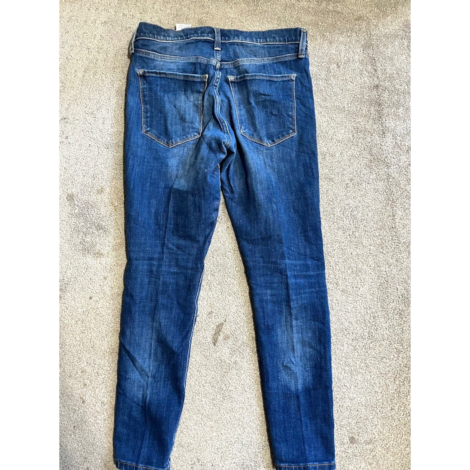 Banana Republic Banana Republic Premium Denim High-Rise Skinny Jeans Women's 27 Blue Med Wash Denim Jeans 5-Pocket Womens Size 27 Blue Size 27" / US 4 / IT 40 - 3 Thumbnail