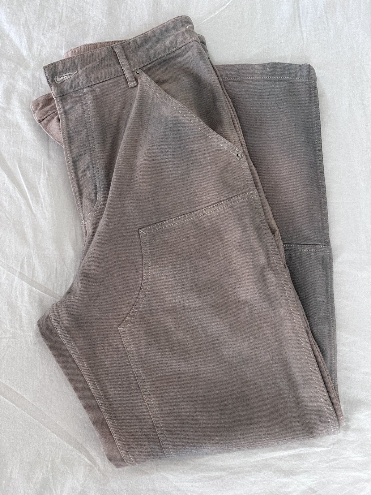 Dior × Kim Jones Christian Dior by Kim Jones lilac work cargo denim jeans Size US 30 / EU 46 - 12 Thumbnail