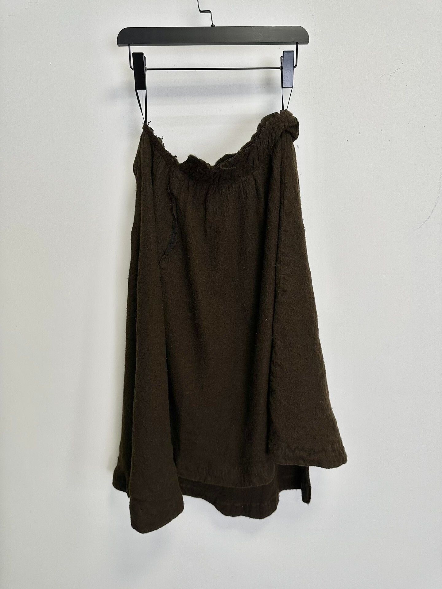 Comme des Garcons comme des garcons 2007aw brown torn skirt Size 22" - 1 Thumbnail
