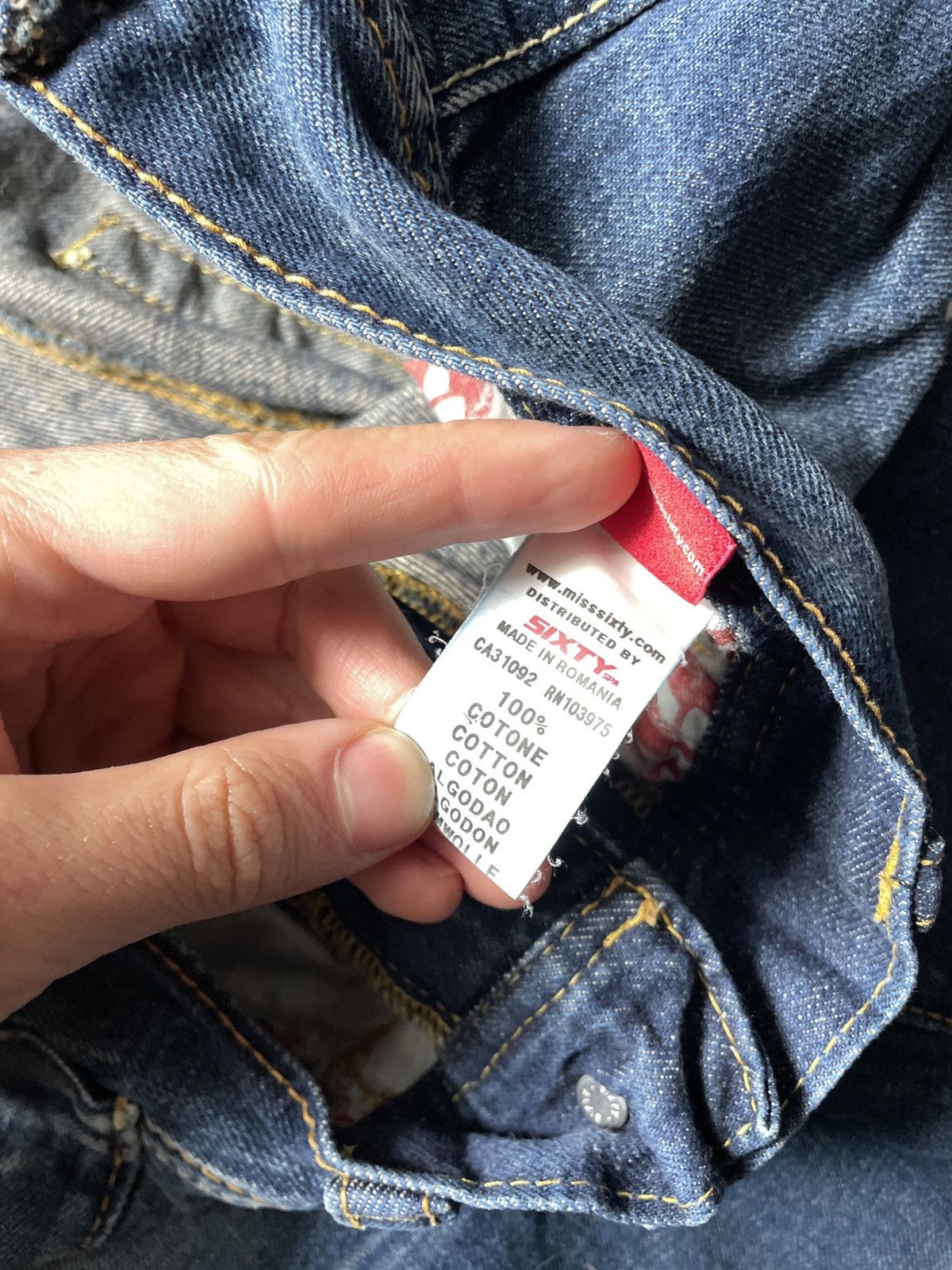 Miss Sixty 2000s Miss Sixty Jeans Vintage Lightwash Denim Pants Y2K 28 Size 28" / US 6 / IT 42 - 11 Thumbnail