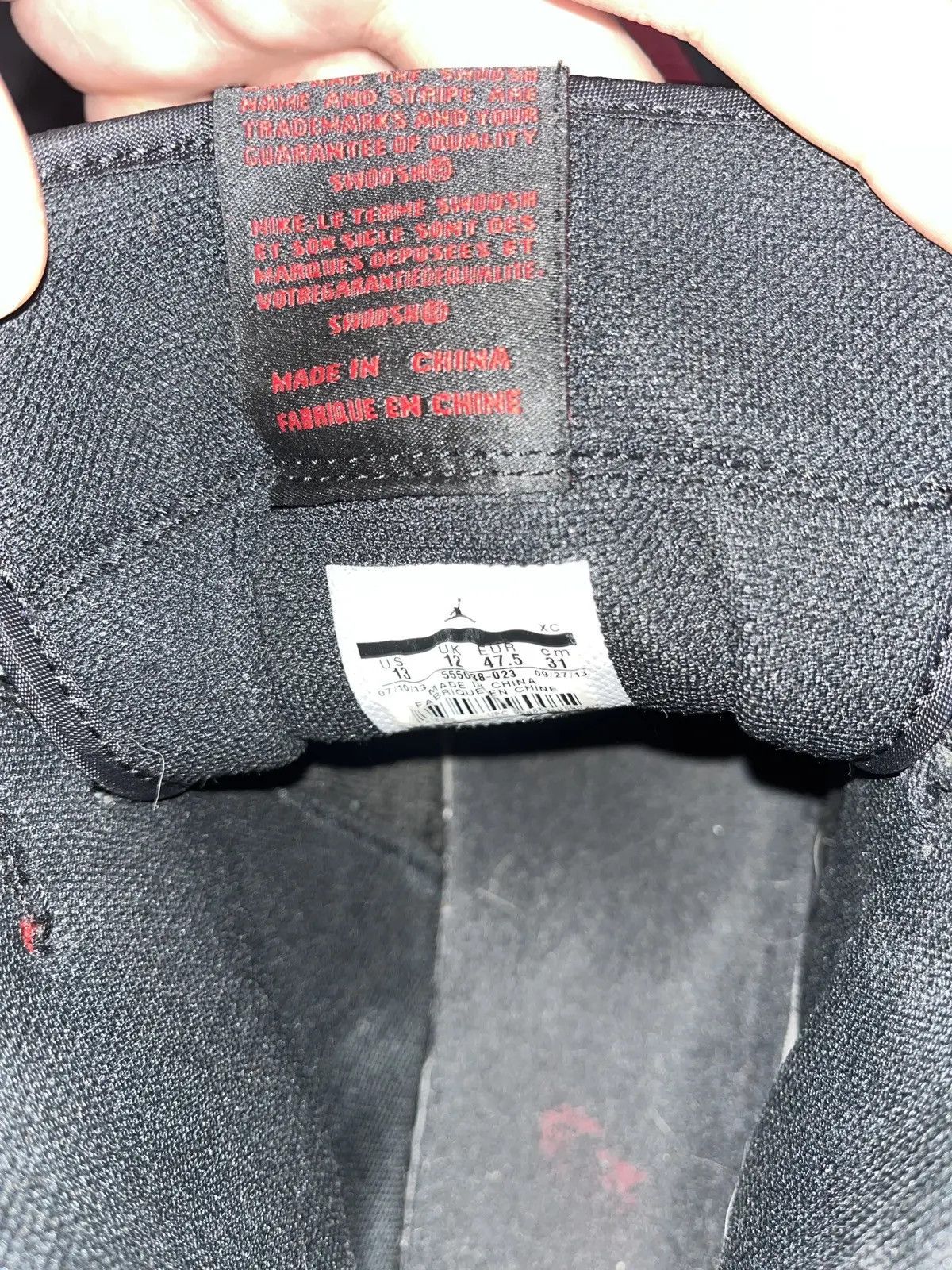 Jordan Brand Jordan 1 Bred Retro High OG2 Size US 13 / EU 46 - 6 Thumbnail