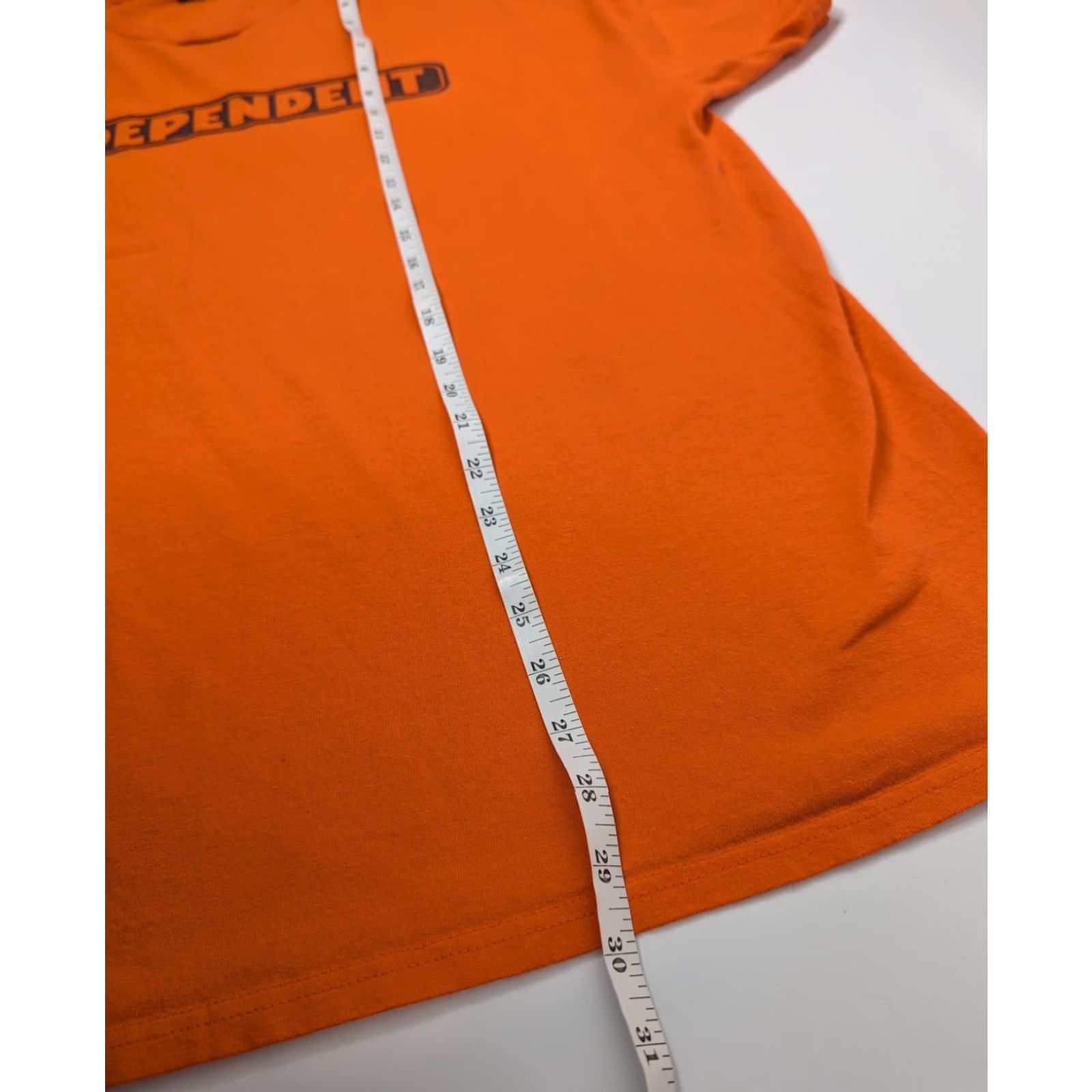 Vintage VINTAGE Independent Bar Logo Orange T-Shirt Men XL Cotton Skate Punk 90s - Logo Shirt Mens Size US XL / EU 56 / 4 - 4 Thumbnail