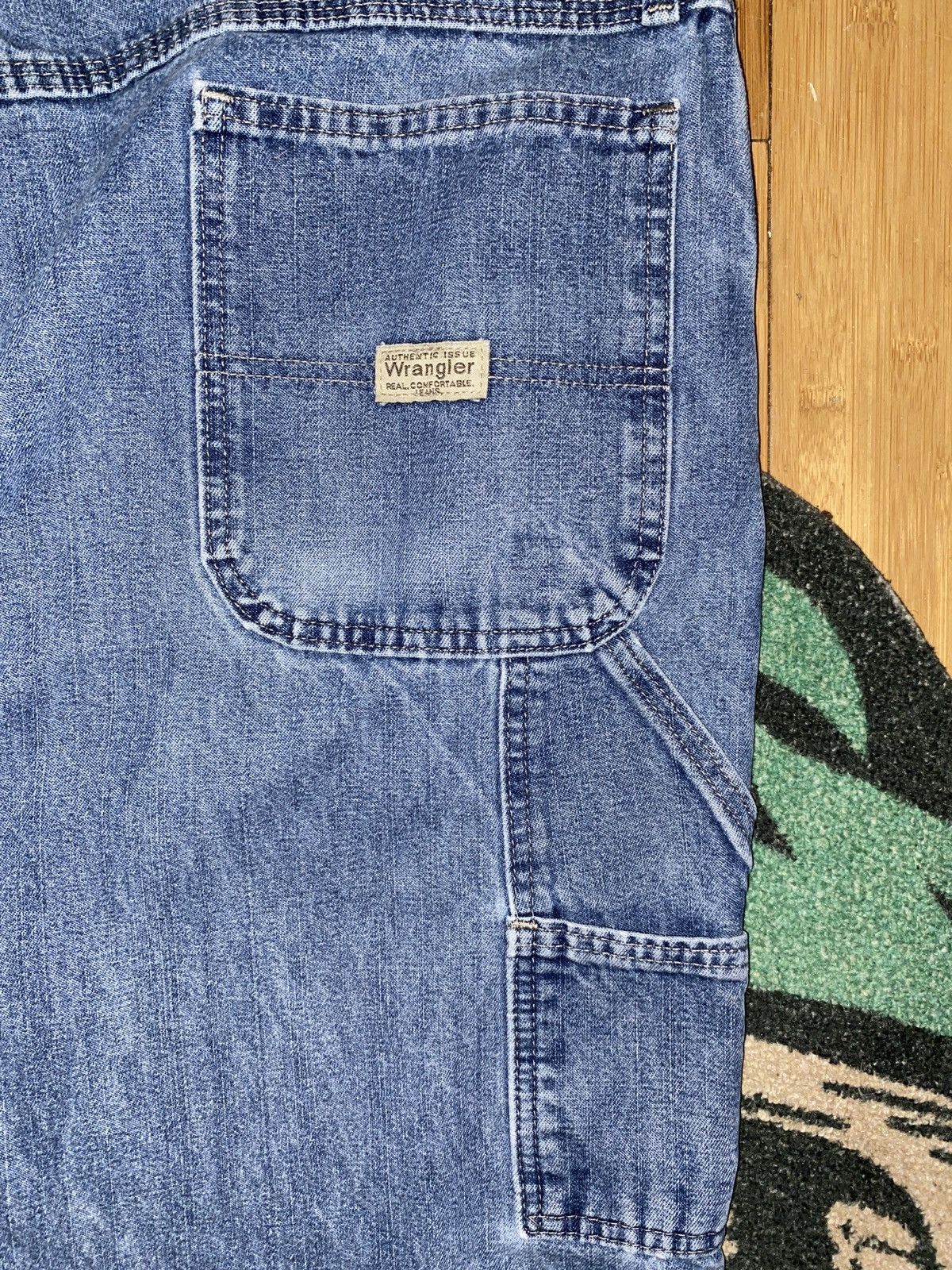 Carhartt Crazy Y2K Baggy Wrangler Carpenter Jeans Size US 42 / EU 58 - 3 Thumbnail