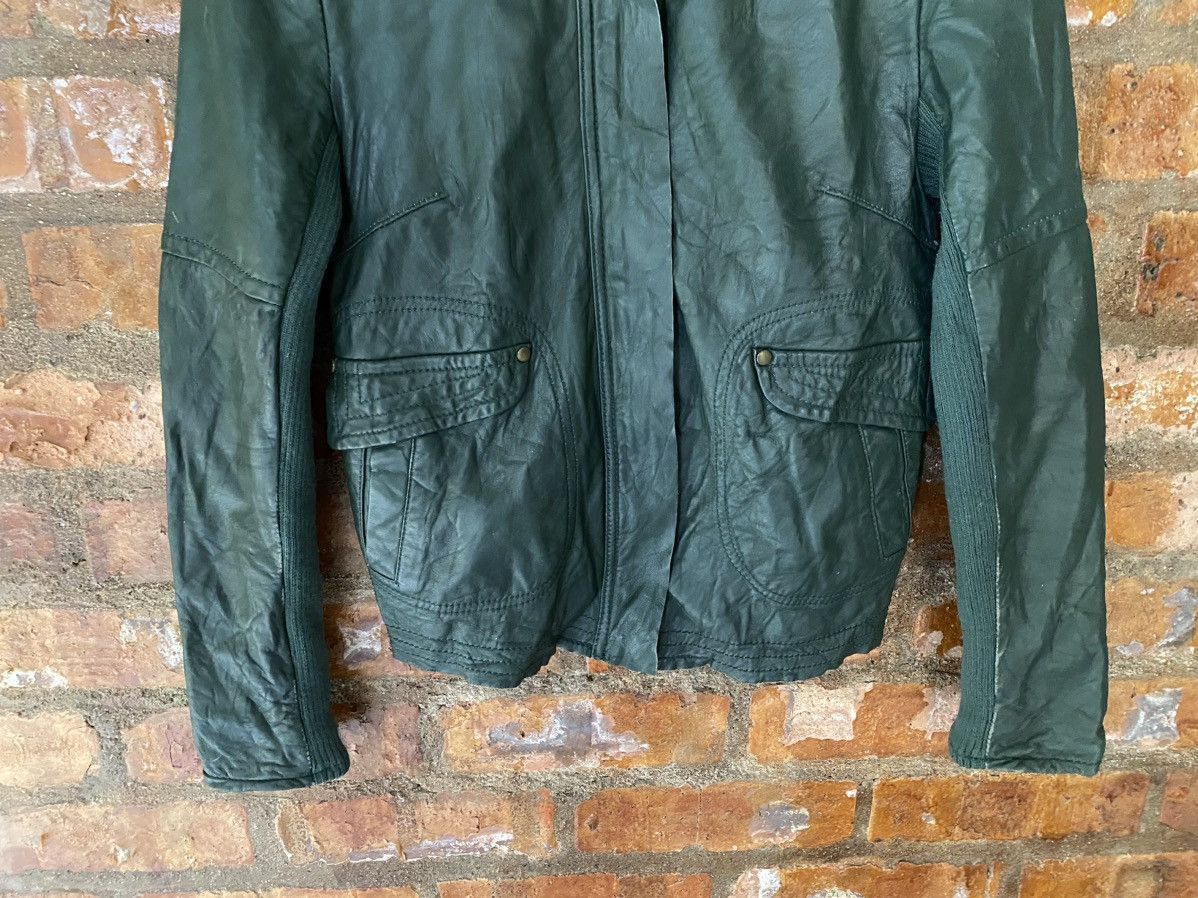 If Six Was Nine 2000s LUCA Japan hybrid Sheepskin leather jacket Size S / US 4 / IT 40 - 4 Thumbnail
