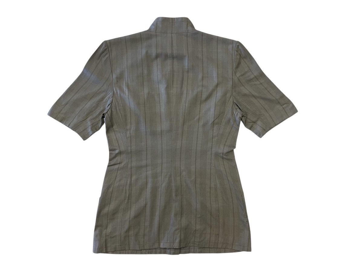 Vintage × Yves Saint Laurent Vintage Yves Saint Laurent YSL short sleeve button up Size M / US 6-8 / IT 42-44 - 2 Thumbnail