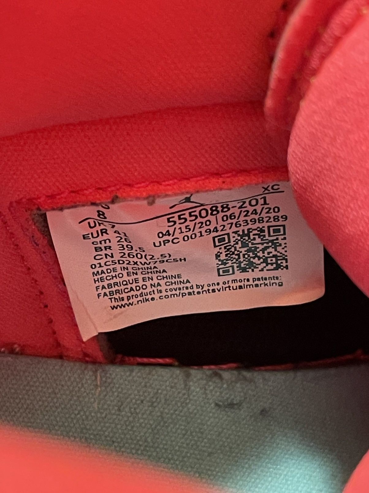 Jordan Brand × Nike Jordan 1 Retro High Tokyo Bio Hack Size US 8 / EU 41 - 7 Thumbnail