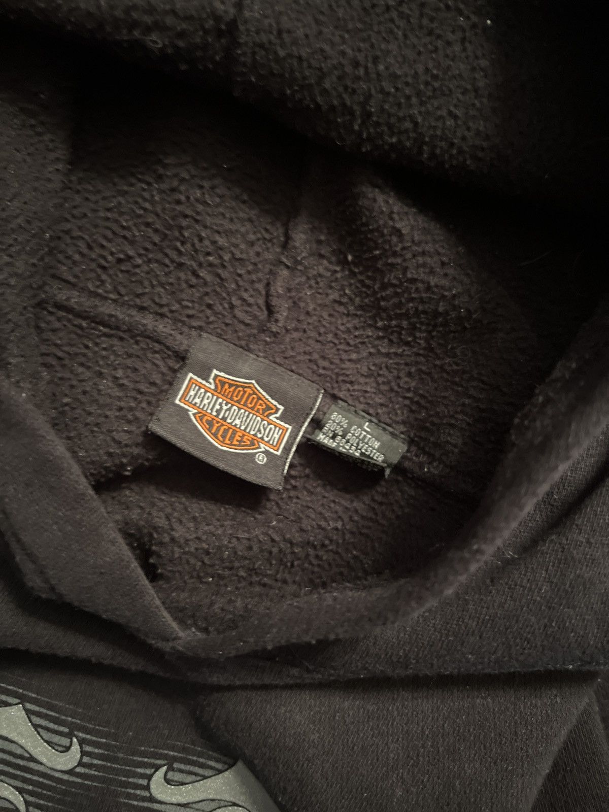Harley Davidson × Vintage Vintage Harley Davidson Hoodie Size US L / EU 52-54 / 3 - 5 Thumbnail