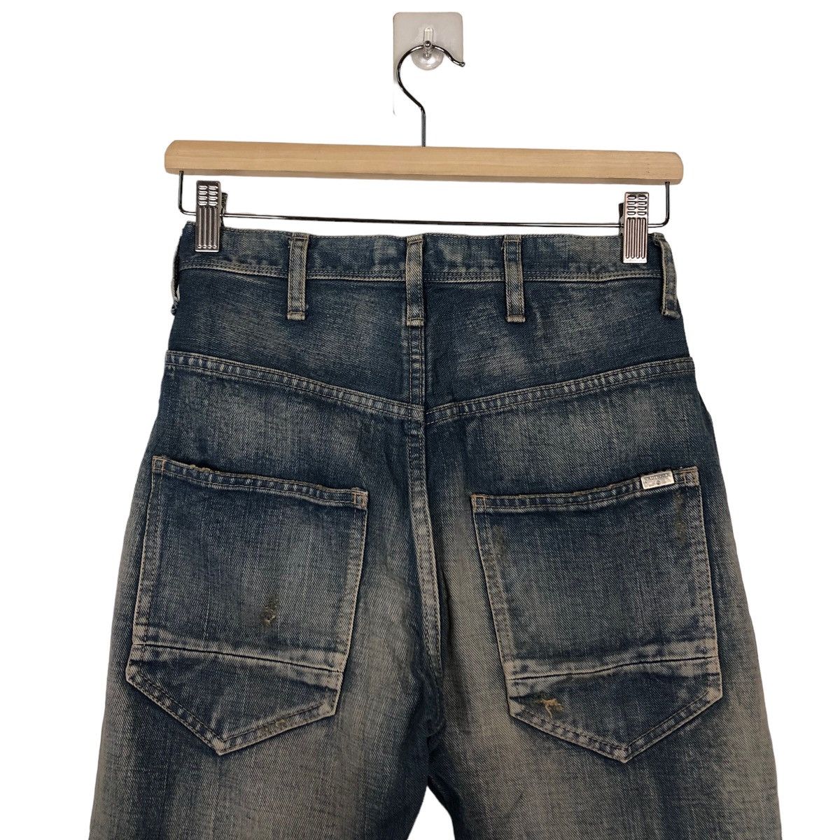 Japanese Brand 🔥90s Rare Distressed Design Jeans Fadthree Hysteric Glamour Size US 26 / EU 42 - 9 Thumbnail