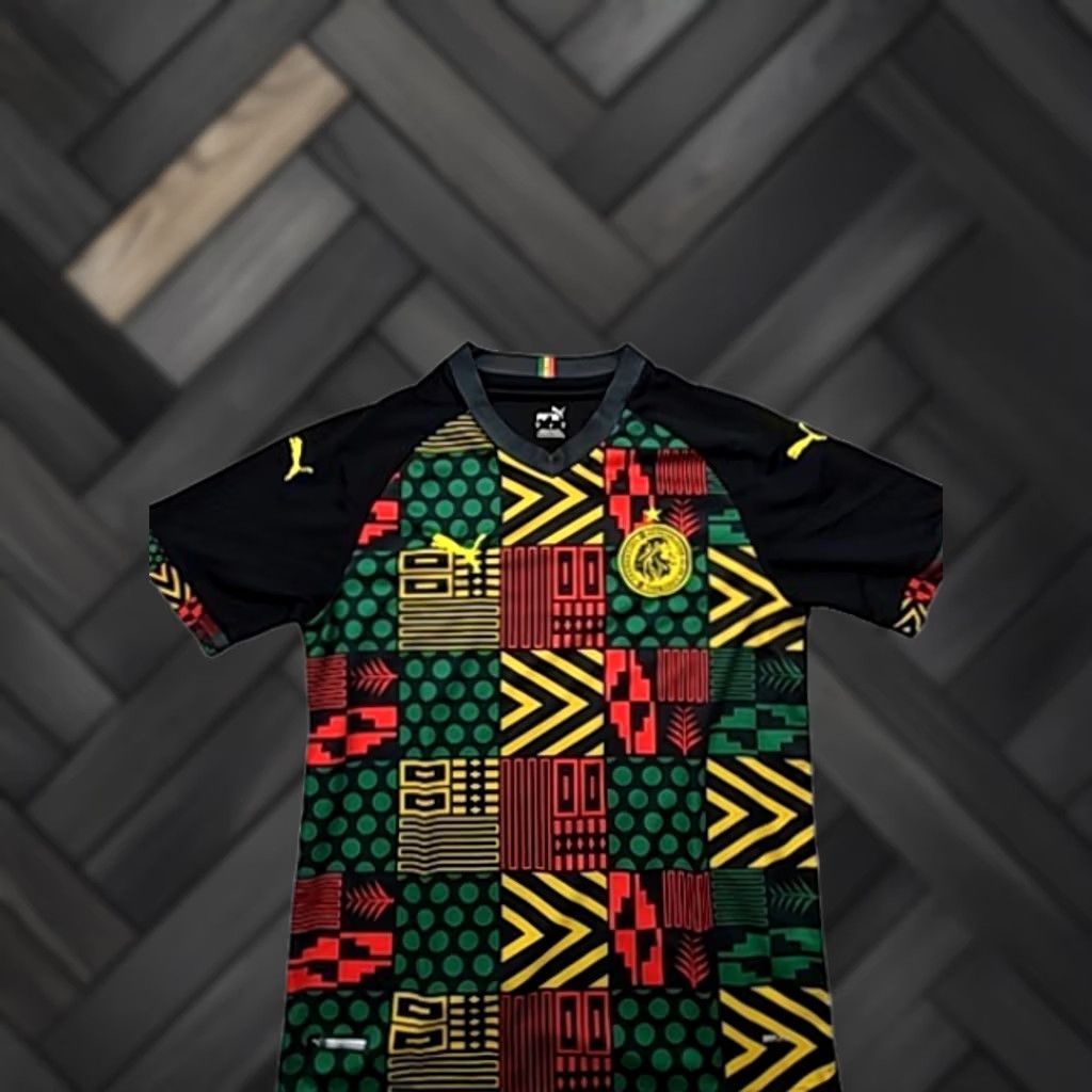Puma Puma Men's Multi-Color Adinkra Soccer Jersey M V-Neck dryCELL Size US M / EU 48-50 / 2 - 1 Thumbnail