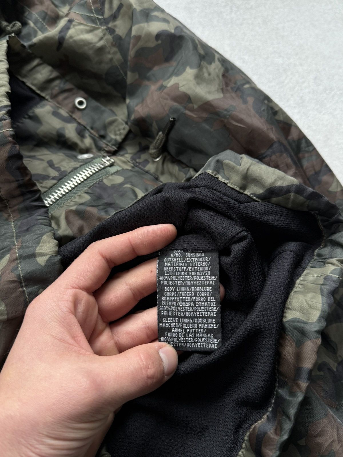 Schott Schott NYC Camouflage Hooded Jacket Men’s Camo Zip Up Size US S / EU 44-46 / 1 - 10 Thumbnail