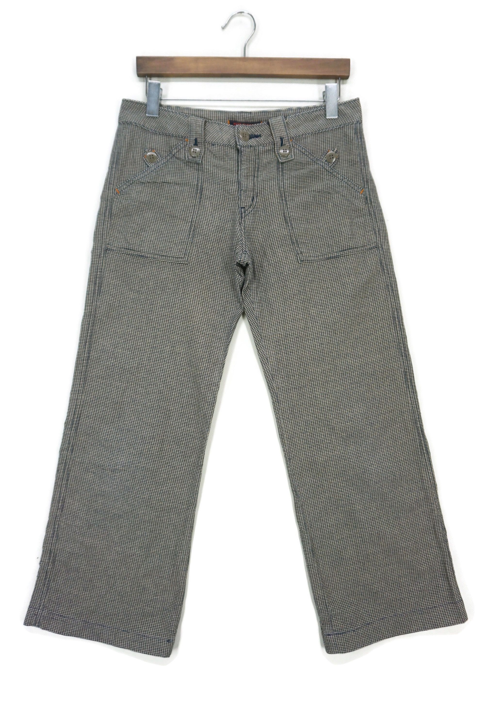 Japanese Brand Et Boite Jeans fit W31xL27.5 Cropped Wide-Leg Hickory Japan Size 28" / US 6 / IT 42 - 1 Thumbnail