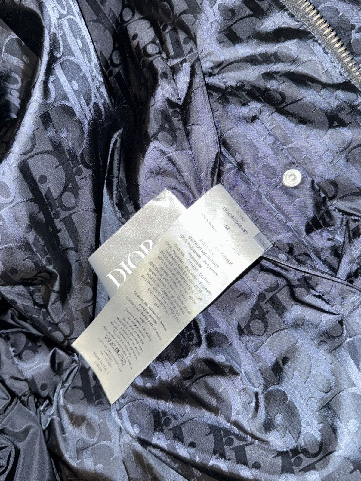 Dior Dior Oblique Puffer Size US XL / EU 56 / 4 - 6 Thumbnail
