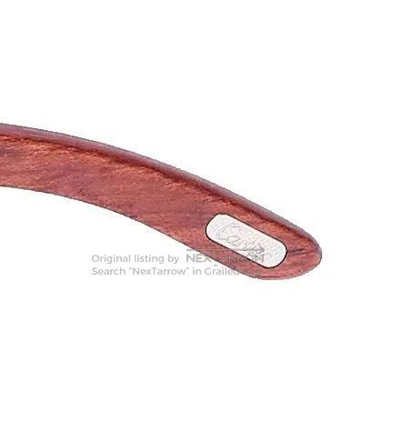 Cartier Cartier Wood Frame Plain Glasses. Size ONE SIZE - 6 Thumbnail