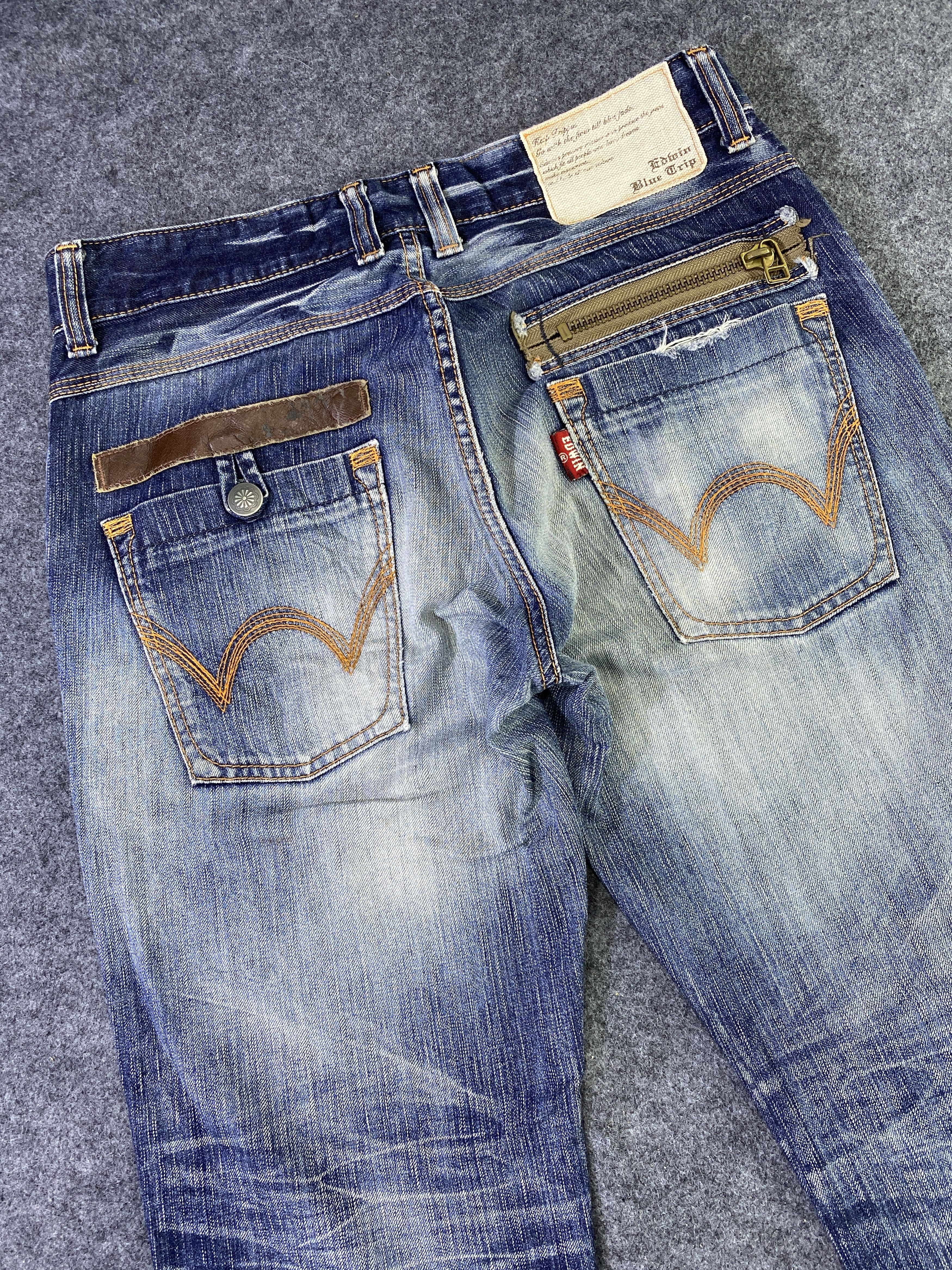 Edwin Edwin Blue Trip Wash Denim - J960 Size US 34 / EU 50 - 6 Thumbnail