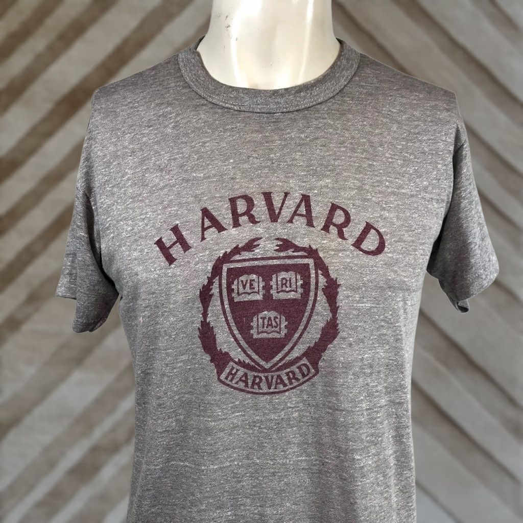 Champion VINTAGE Champion Harvard University T Shirt Gray Heather Crest Graphic Large Mens XS? Size US L / EU 52-54 / 3 - 1 Thumbnail