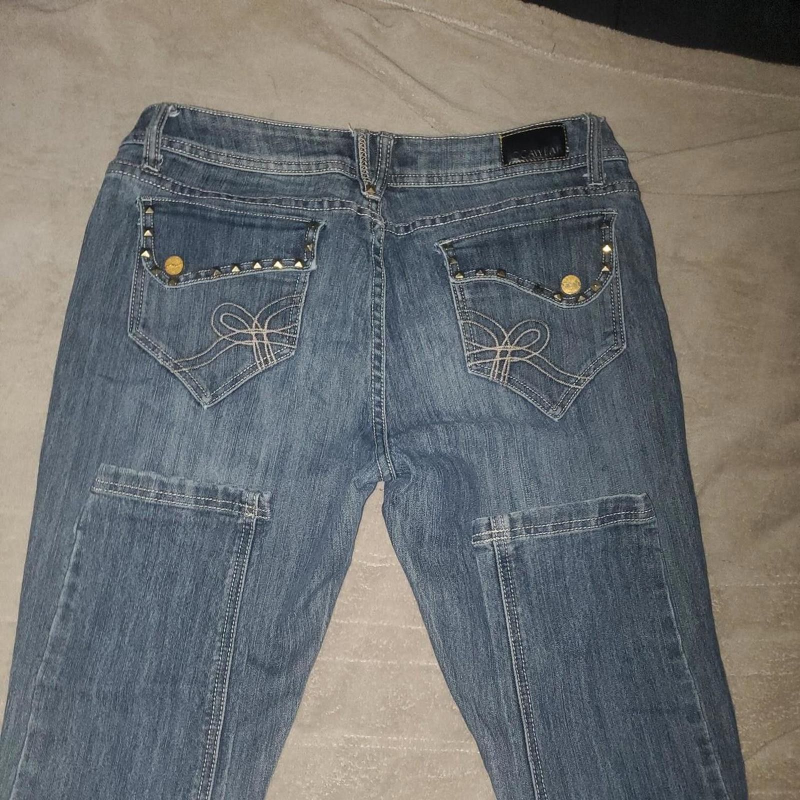 Rocawear Rocawear Women's Blue and Navy Jeans Size 34" / US 12 / IT 48 - 2 Thumbnail