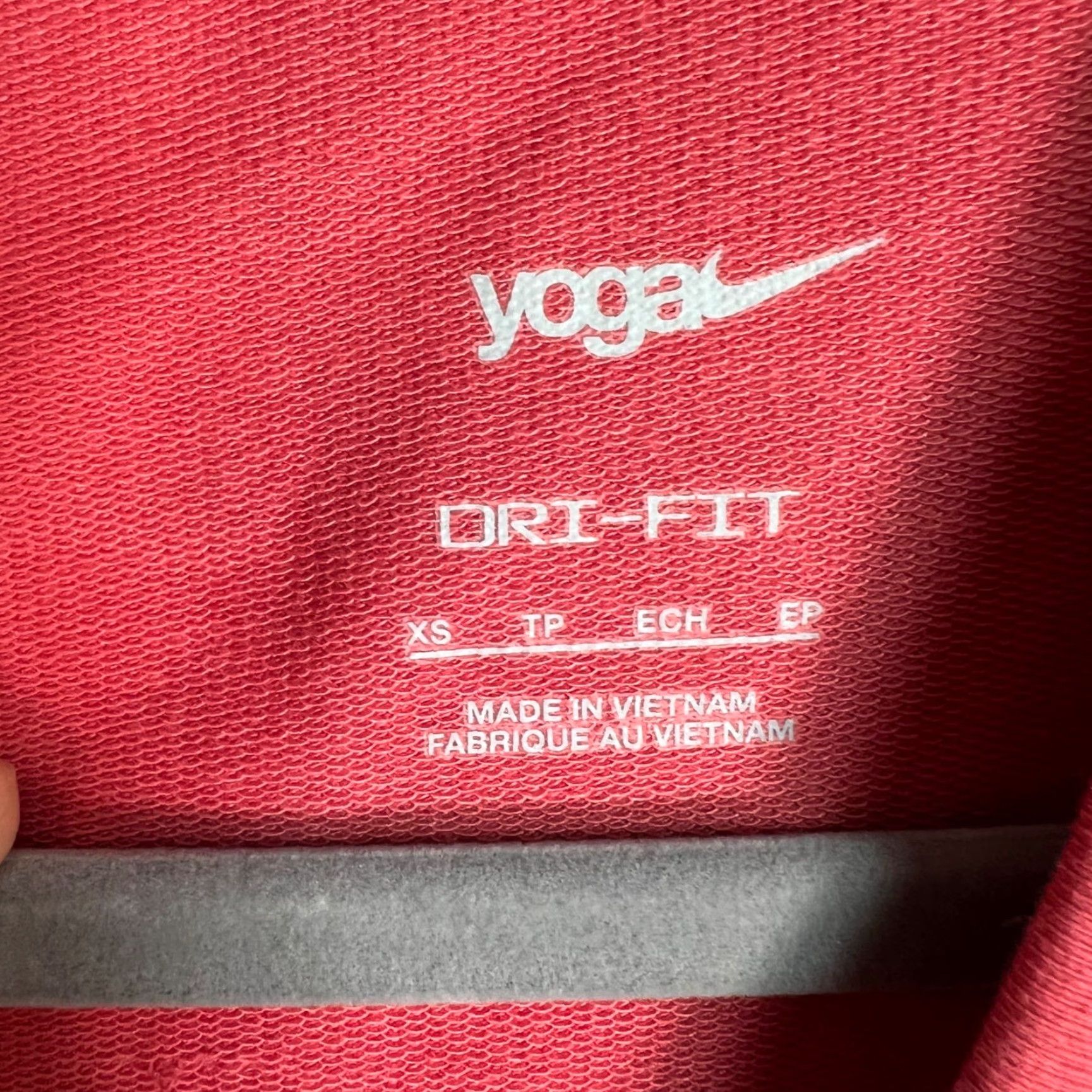 Nike Nike Yoga Dri-Fit Pink Sleeveless Jumpsuit XS Women's One-Piece Elastic Waist Polyester-Blend Shirt? Size 26" / US 2 / IT 38 - 3 Thumbnail