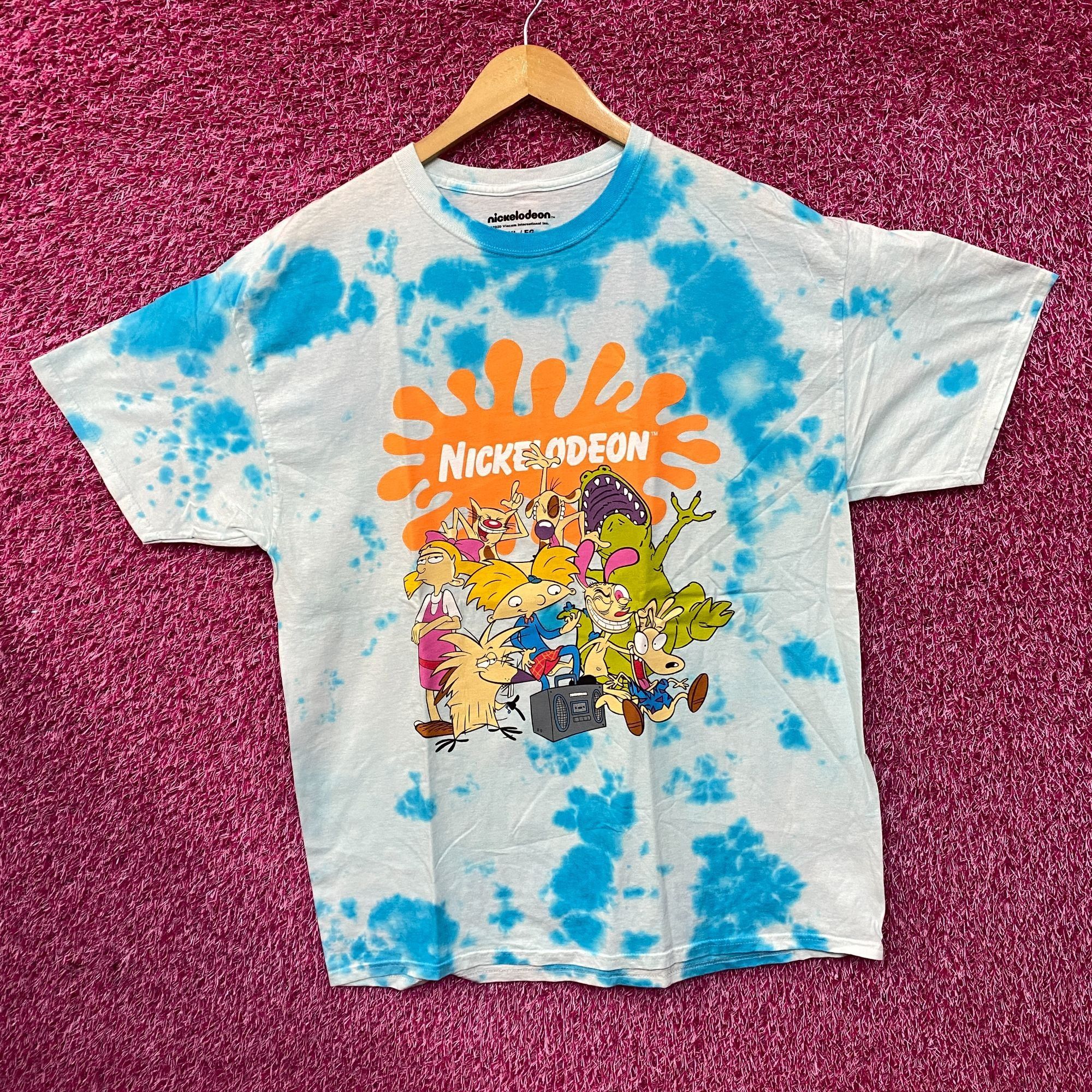 Nickelodeon Nickelodeon Best of the 90's Cartoon Mash Tie Dye T-Shirt XL Size US XL / EU 56 / 4 - 3 Thumbnail