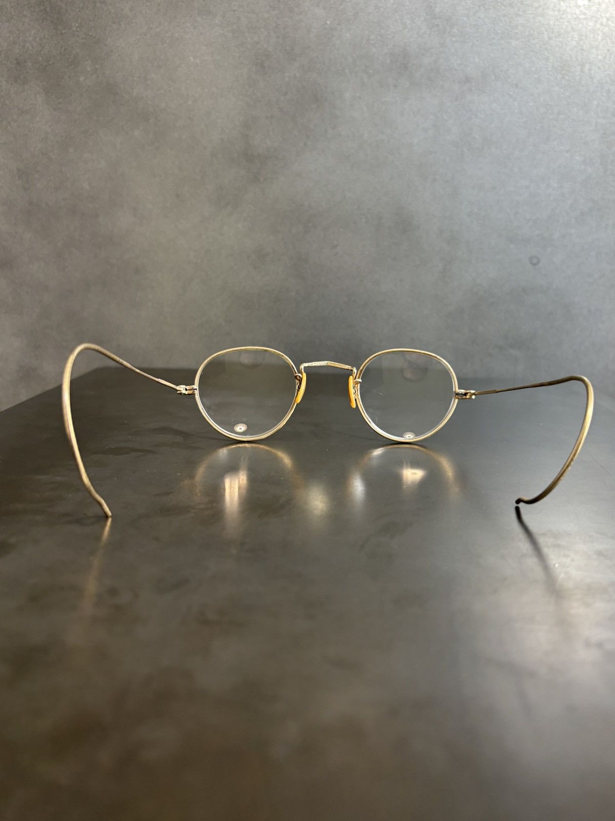 Imperial Antique Eyeglasses 1920s Imperial Gold Fill Spectacles 1900s Size ONE SIZE - 4 Thumbnail