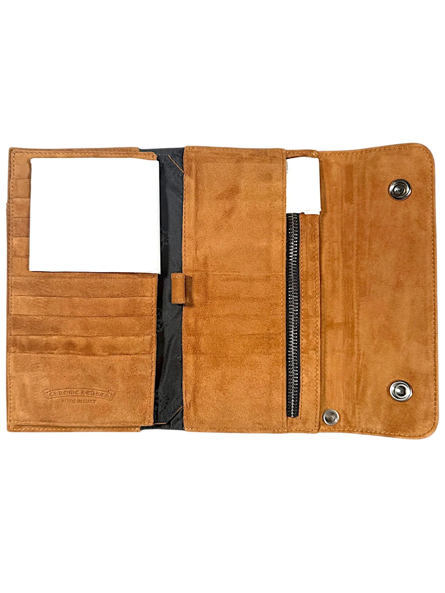 Chrome Hearts Suede Rhodium Wave Wallet Size ONE SIZE - 4 Thumbnail
