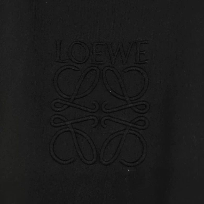 Loewe LOEWE Embroidered Logo black long sleeves Size L / US 10 / IT 46 - 2 Thumbnail