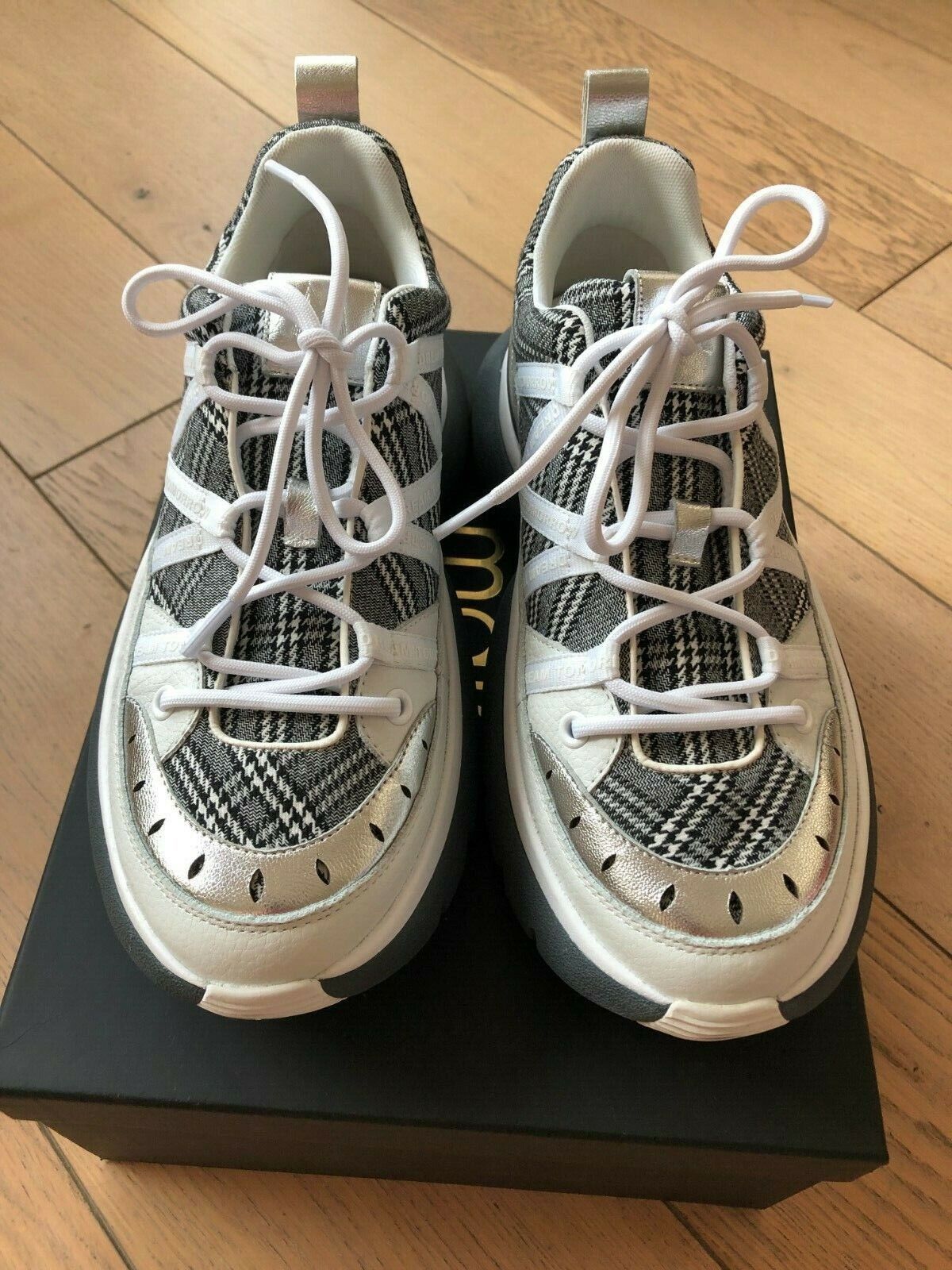 Maje MAJE leather and textile sneakers Size US 11 / IT 41 - 9 Thumbnail