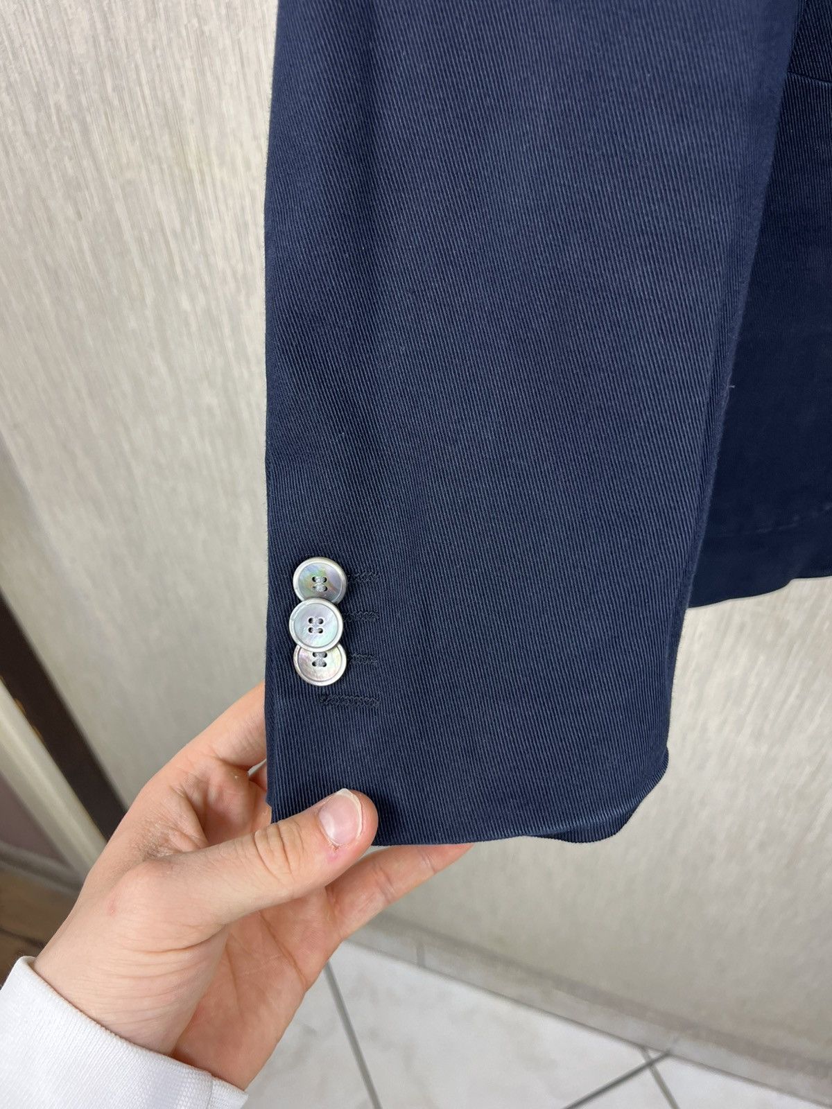 Designer × Hugo Boss Hugo Boss cotton stretch blazer travel jacket Size US M / EU 48-50 / 2 - 7 Thumbnail