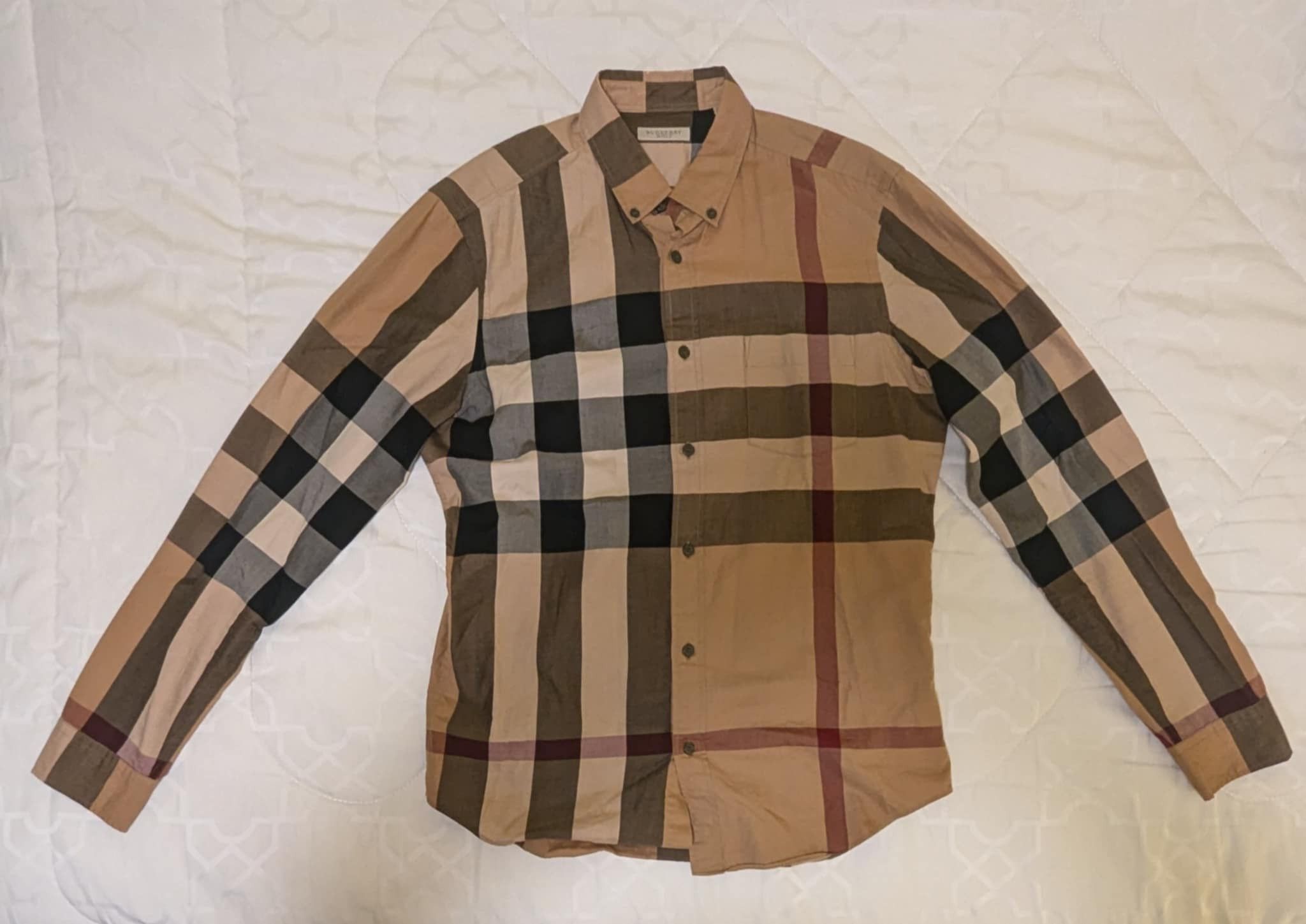 Burberry Burberry Classic Check Long-Sleeved Shirt Size US M / EU 48-50 / 2 - 1 Thumbnail