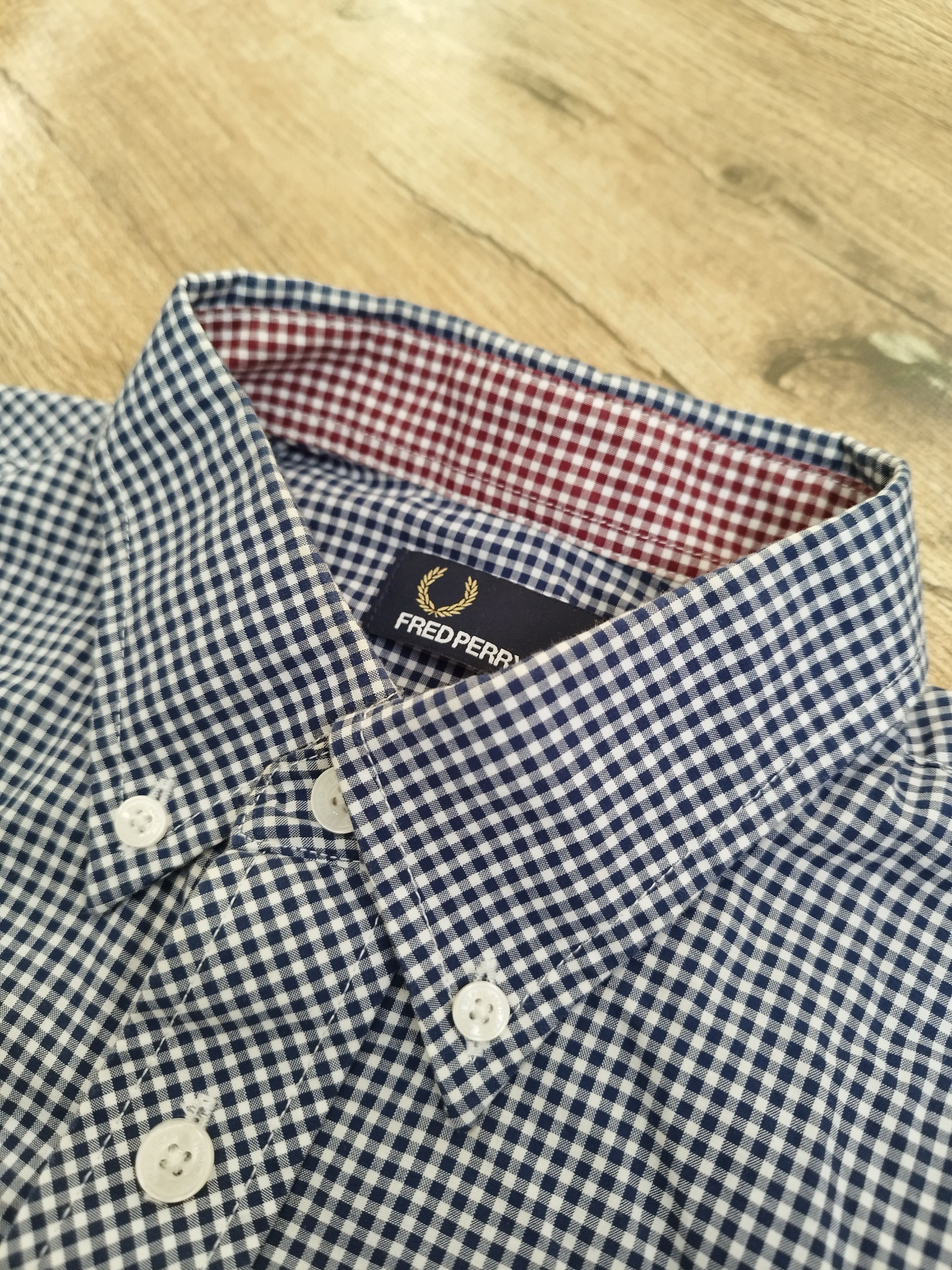 Fred Perry Fred Perry Button-Down Short Sleeve plaid Shirt mens S size Size US S / EU 44-46 / 1 - 4 Thumbnail