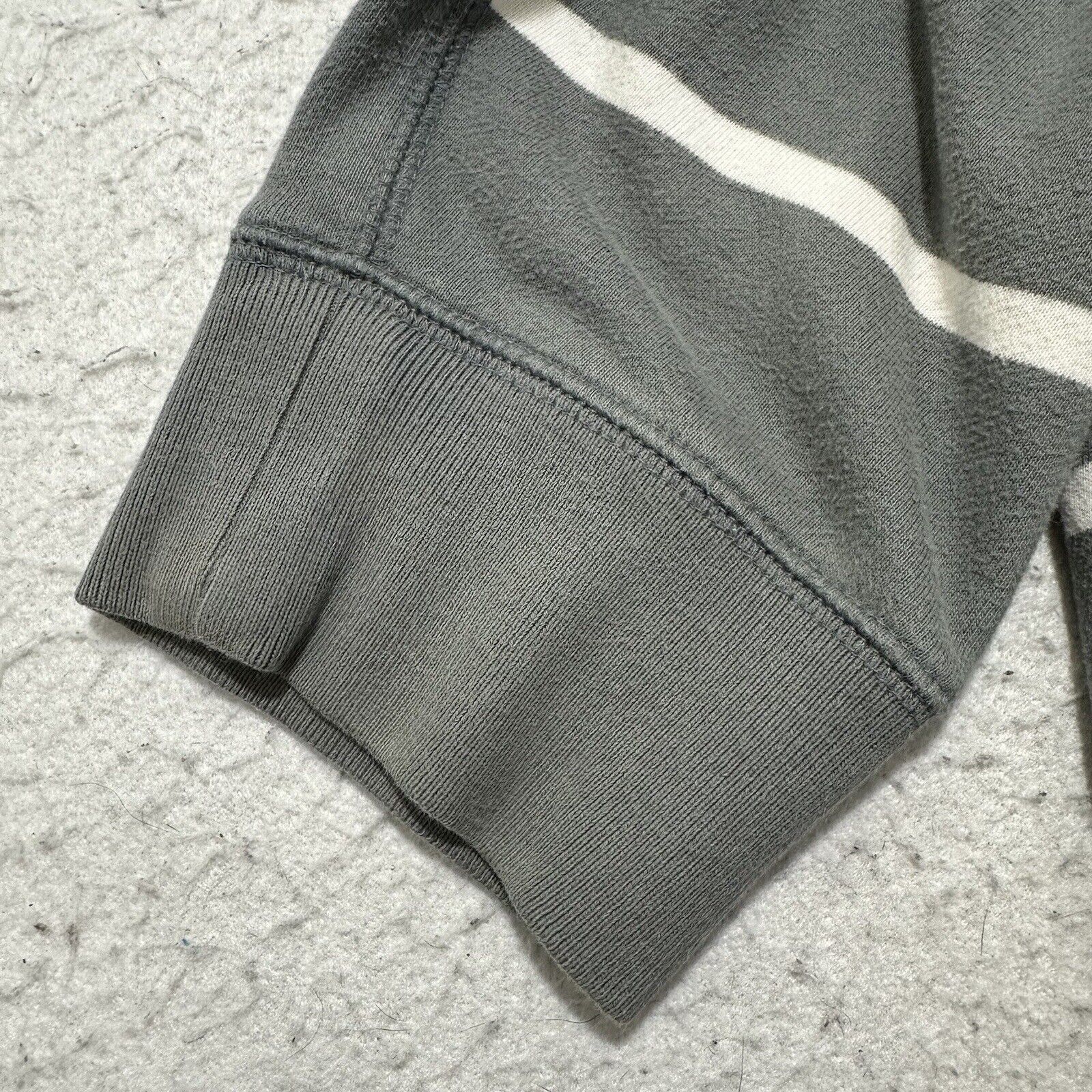 Lands' End The Outfitters Lands' End XL Sweater Gray Striped Pullover Size US XL / EU 56 / 4 - 9 Thumbnail
