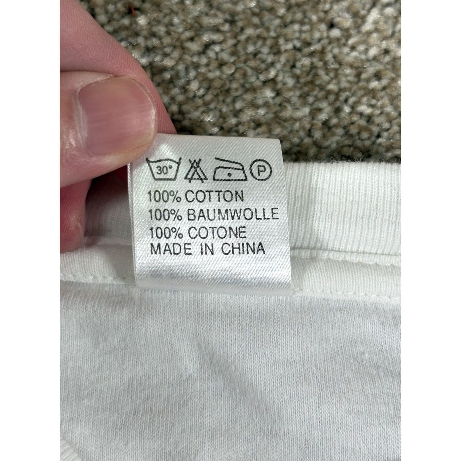Vintage VINTAGE Jamaica Graphic T-Shirt Large White Cotton Map Size Size L / US 10 / IT 46 - 4 Thumbnail