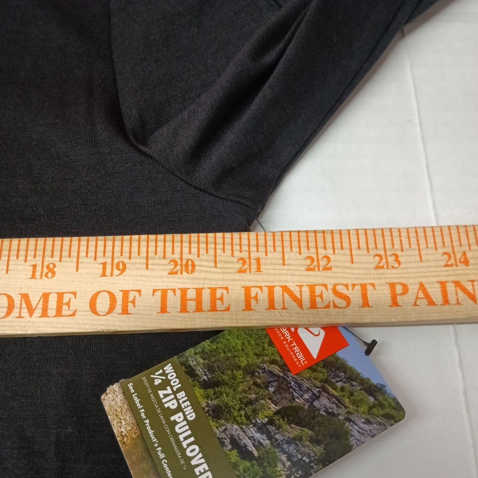 Other Ozark Trail Men's 1/4 Zip Size L (42/44) Black Wool Blend Size US L / EU 52-54 / 3 - 7 Thumbnail