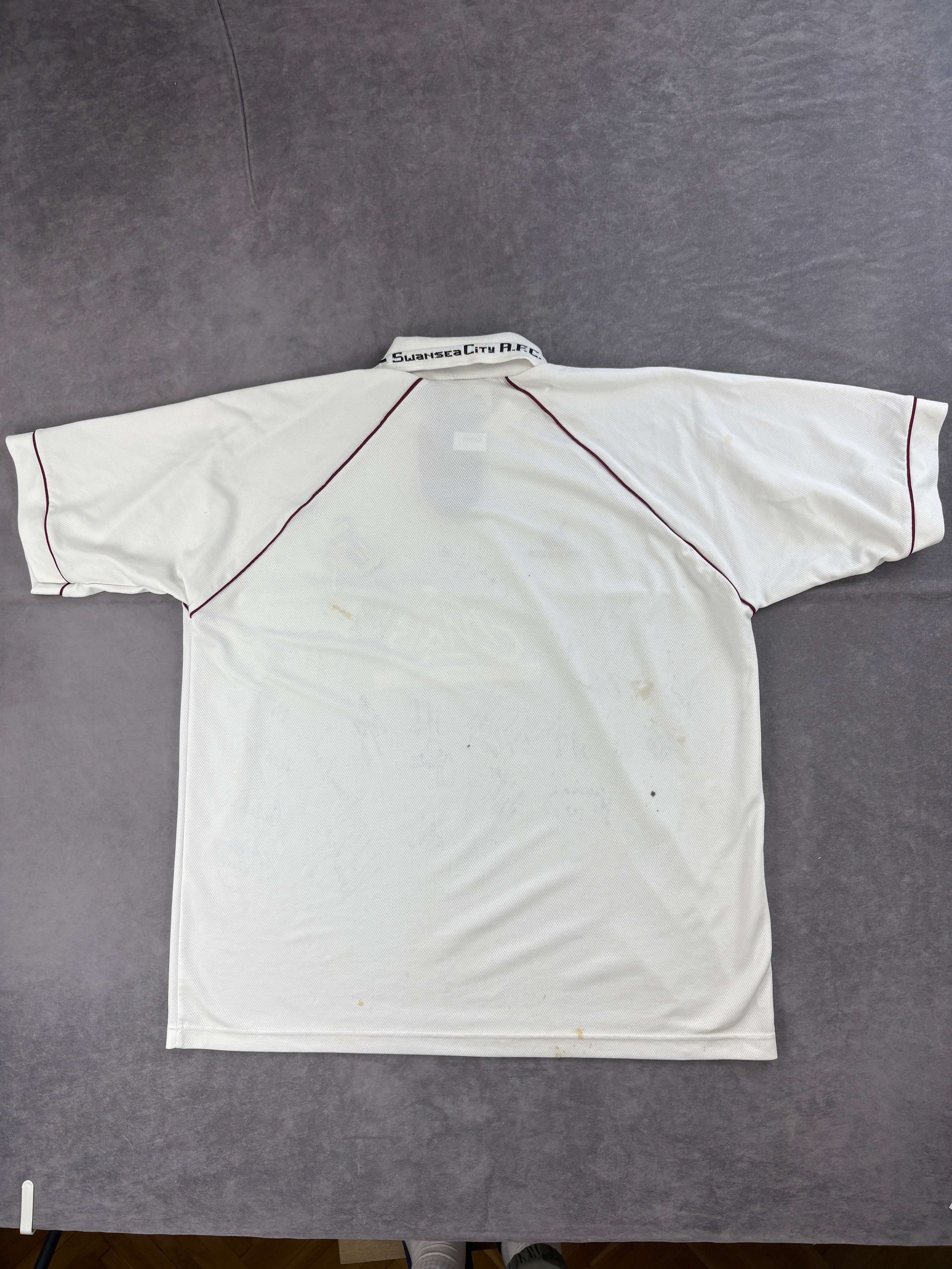 New Balance SIGNED Swansea City 1999-2000 home football jersey size XXL Size US XXL / EU 58 / 5 - 2 Thumbnail