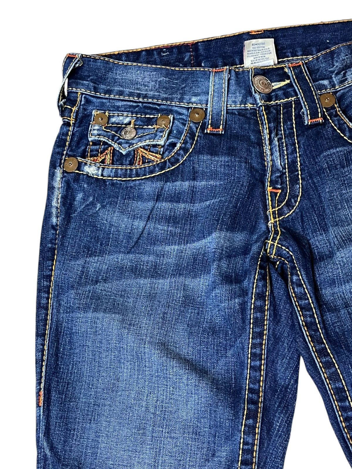 True Religion 🔥FLARE🔥TRUE RELIGION JOEY BIG T FLARED JEANS Size US 34 / EU 50 - 5 Thumbnail