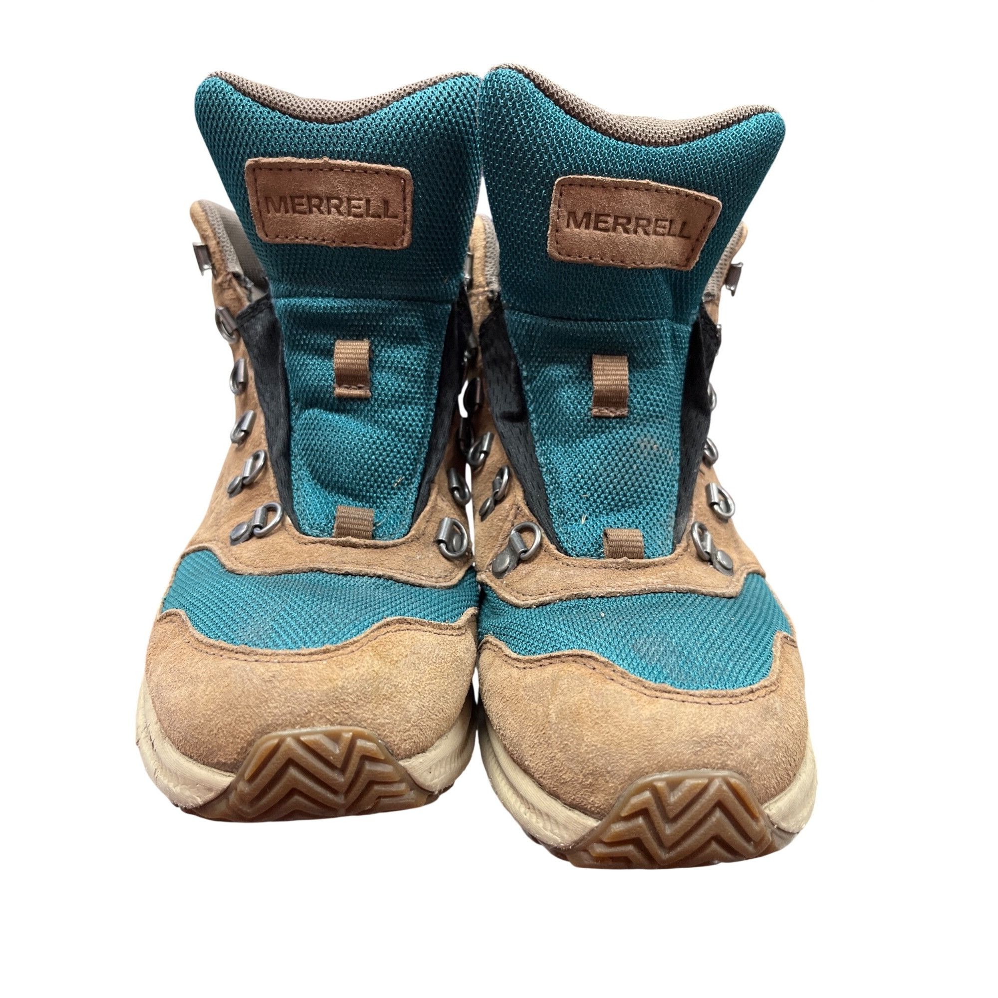 Merrell Merrell Vibram wms brown green waterproof hiking ankle boots Size US 8 / IT 38 - 14 Thumbnail