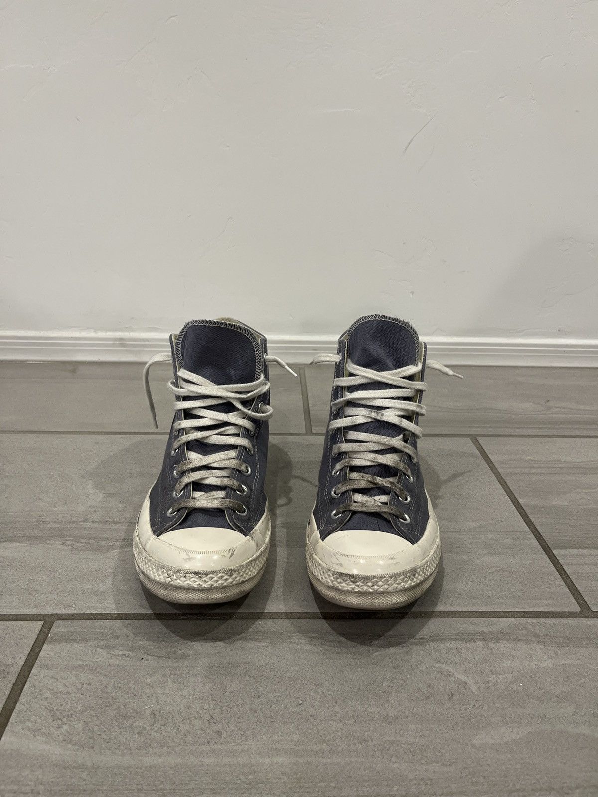 Comme des Garcons PLAY Commes Des Garçons PLAY Grey Converse Size US 11 / EU 44 - 4 Thumbnail