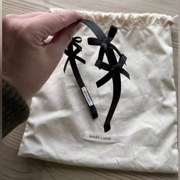 Sandy Liang Sandy Liang Sergio Bow Headband Size ONE SIZE - 7 Thumbnail
