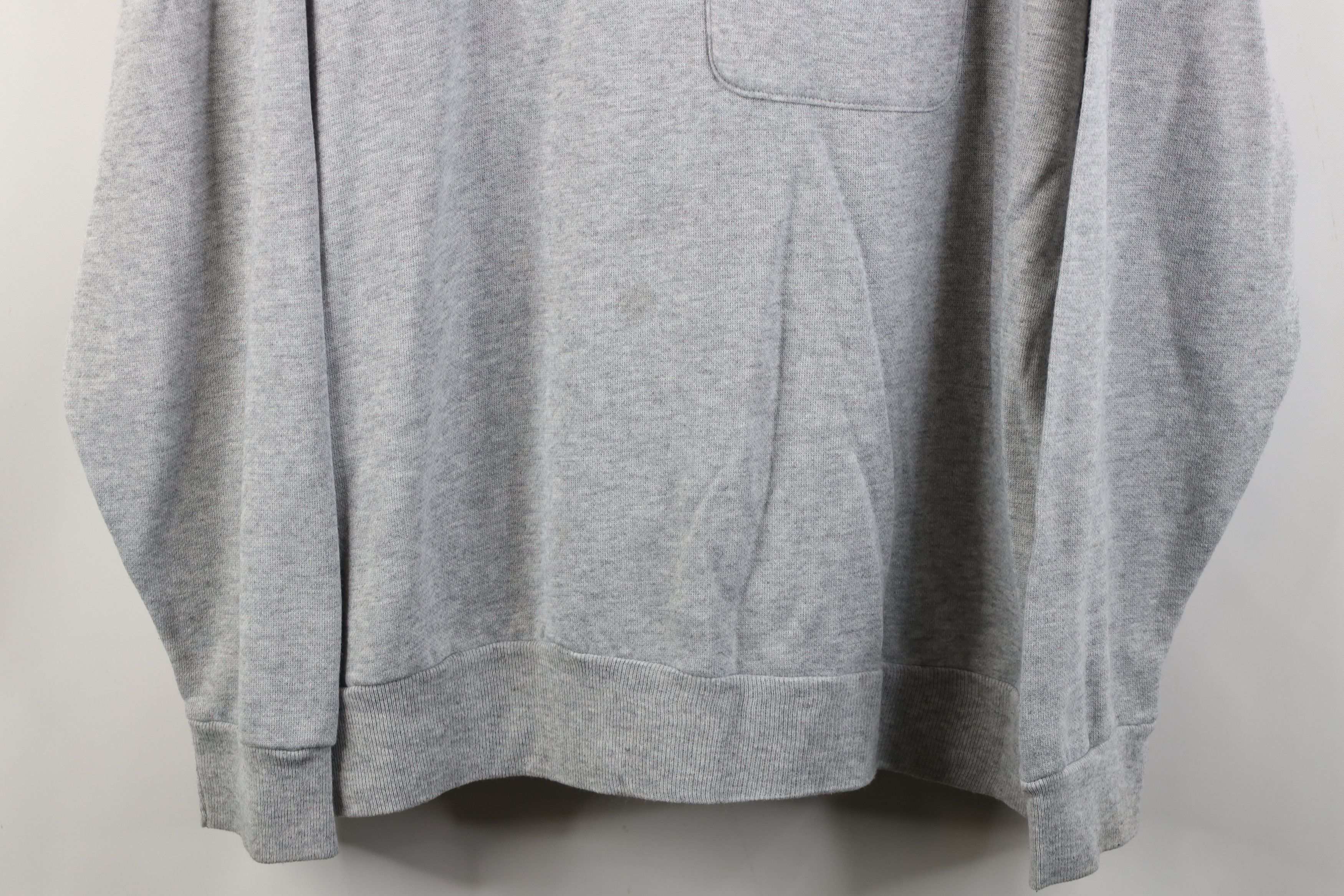 Vintage Vintage 90s Streetwear Thin Striped Collared Sweatshirt Size US XXL / EU 58 / 5 - 3 Thumbnail