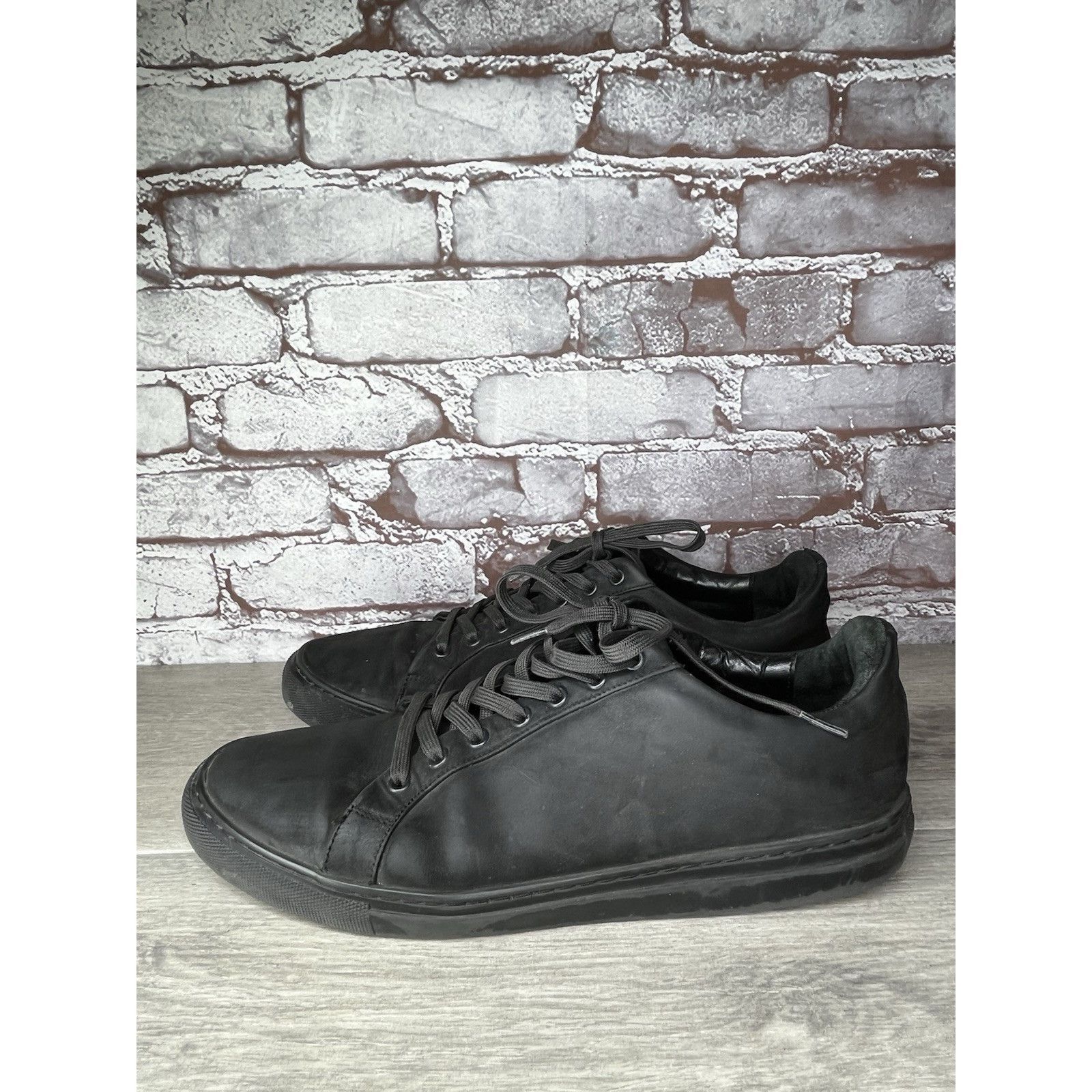 Thursday Boot Company Thursday Everyday Triple Black Matte Premier Low Top Sneaker Size US 10 / EU 43 - 11 Thumbnail